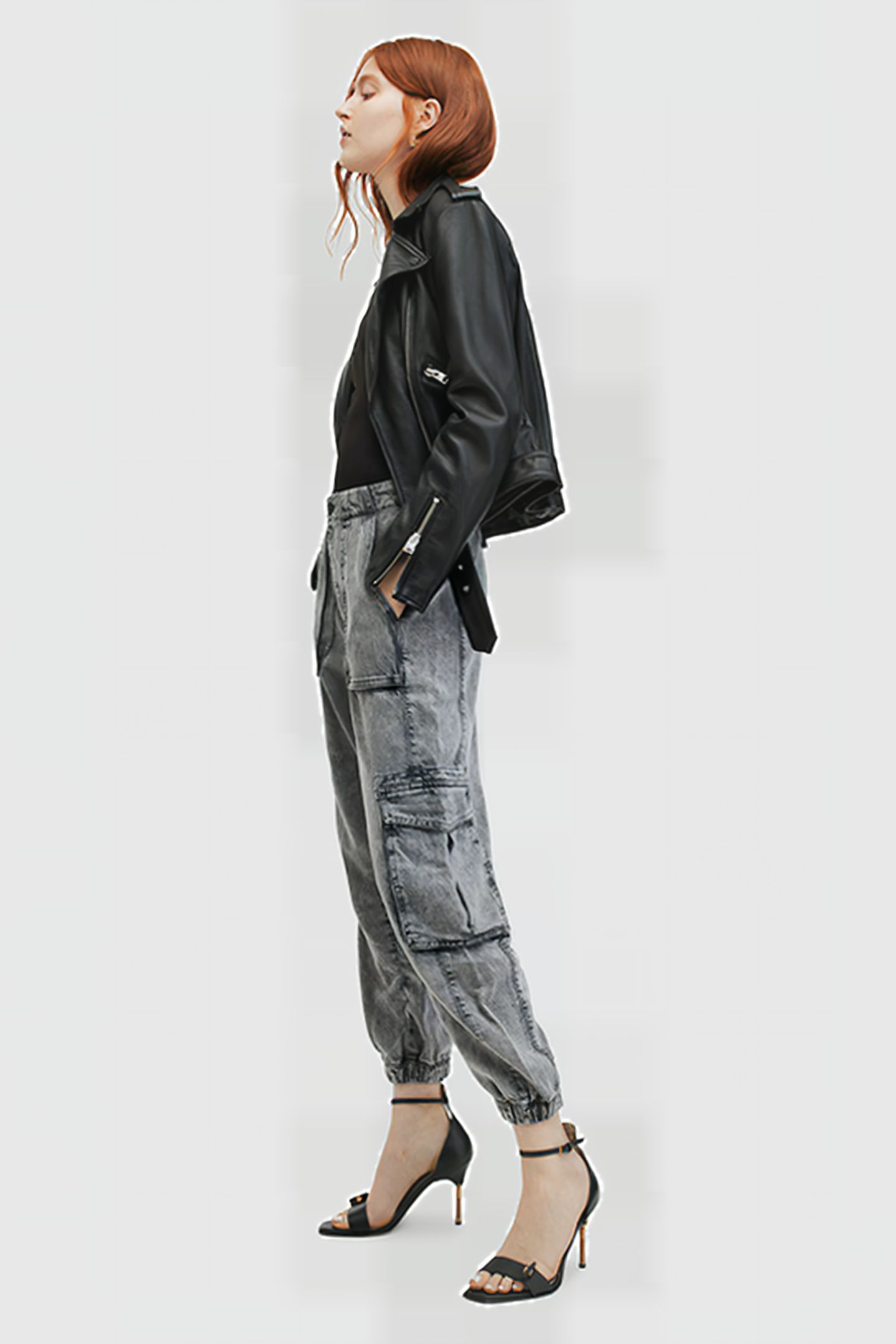 FRIEDA DENIM TROUSER ANTHRACITE 5