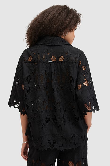 CHARLI EMB SHIRT BLACK 2
