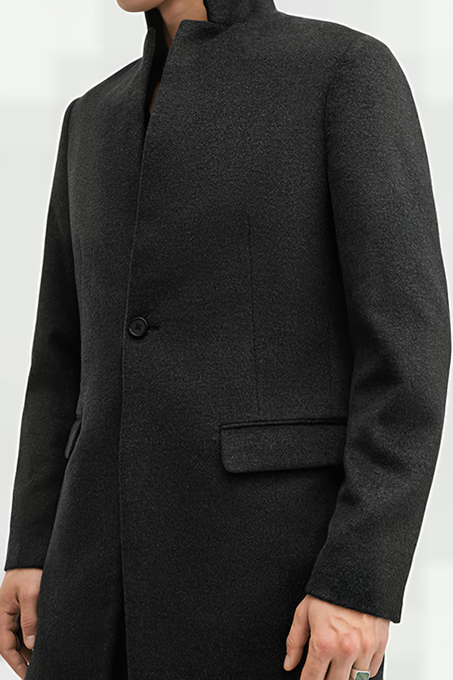 HARGROVE COAT CHARCOAL GREY 8