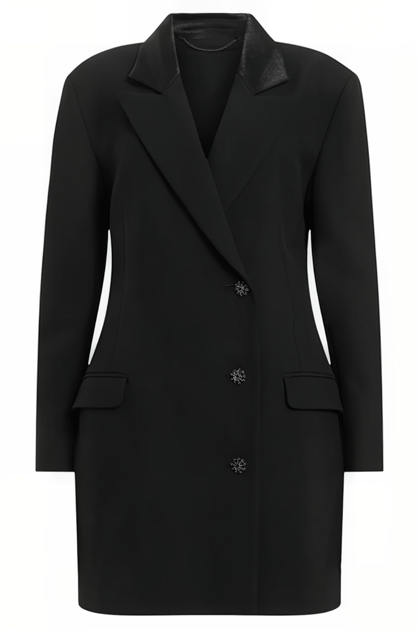 ERYKAH BLAZER DRESS BLACK 4