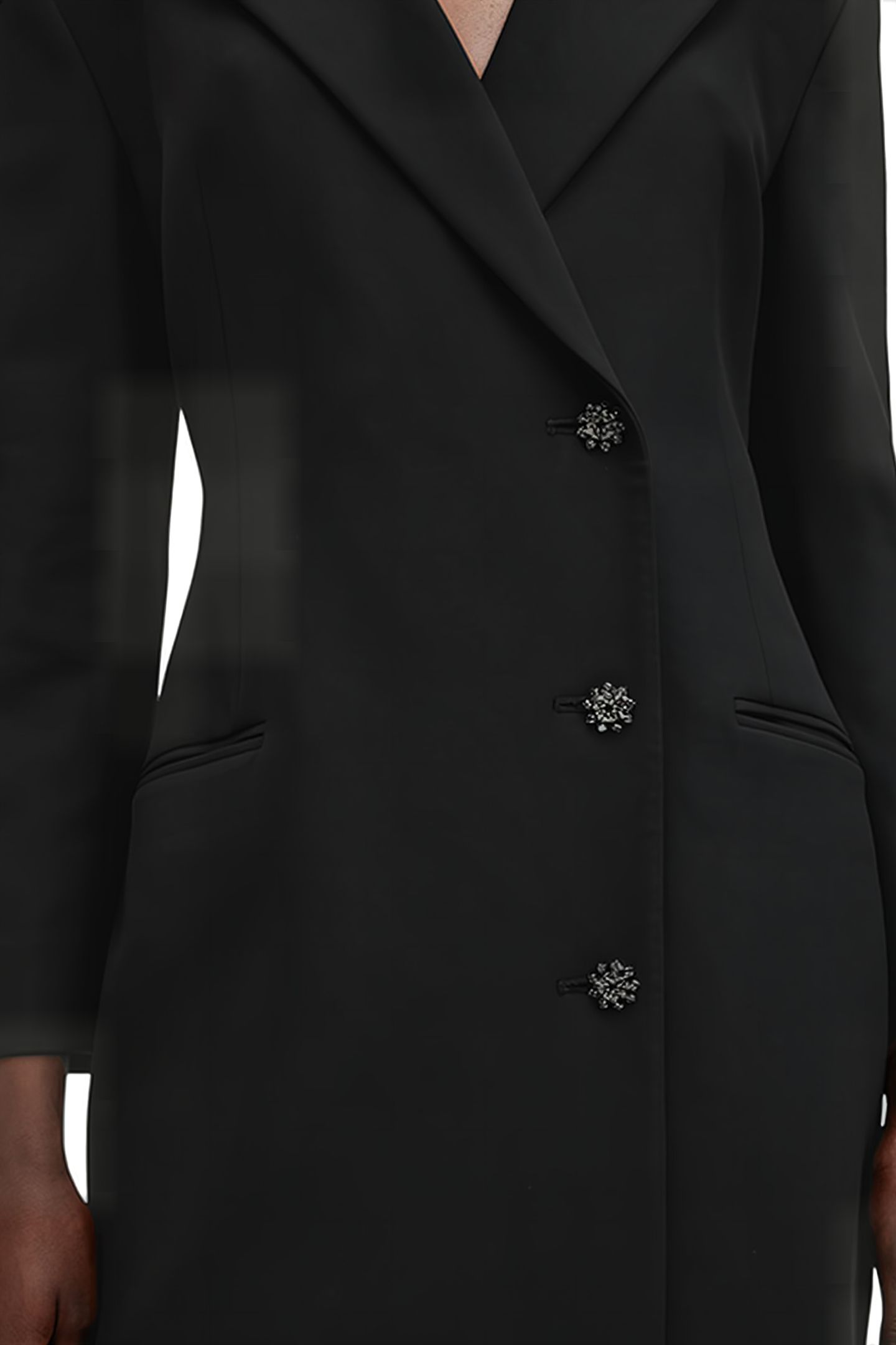 ERYKAH BLAZER DRESS BLACK 8