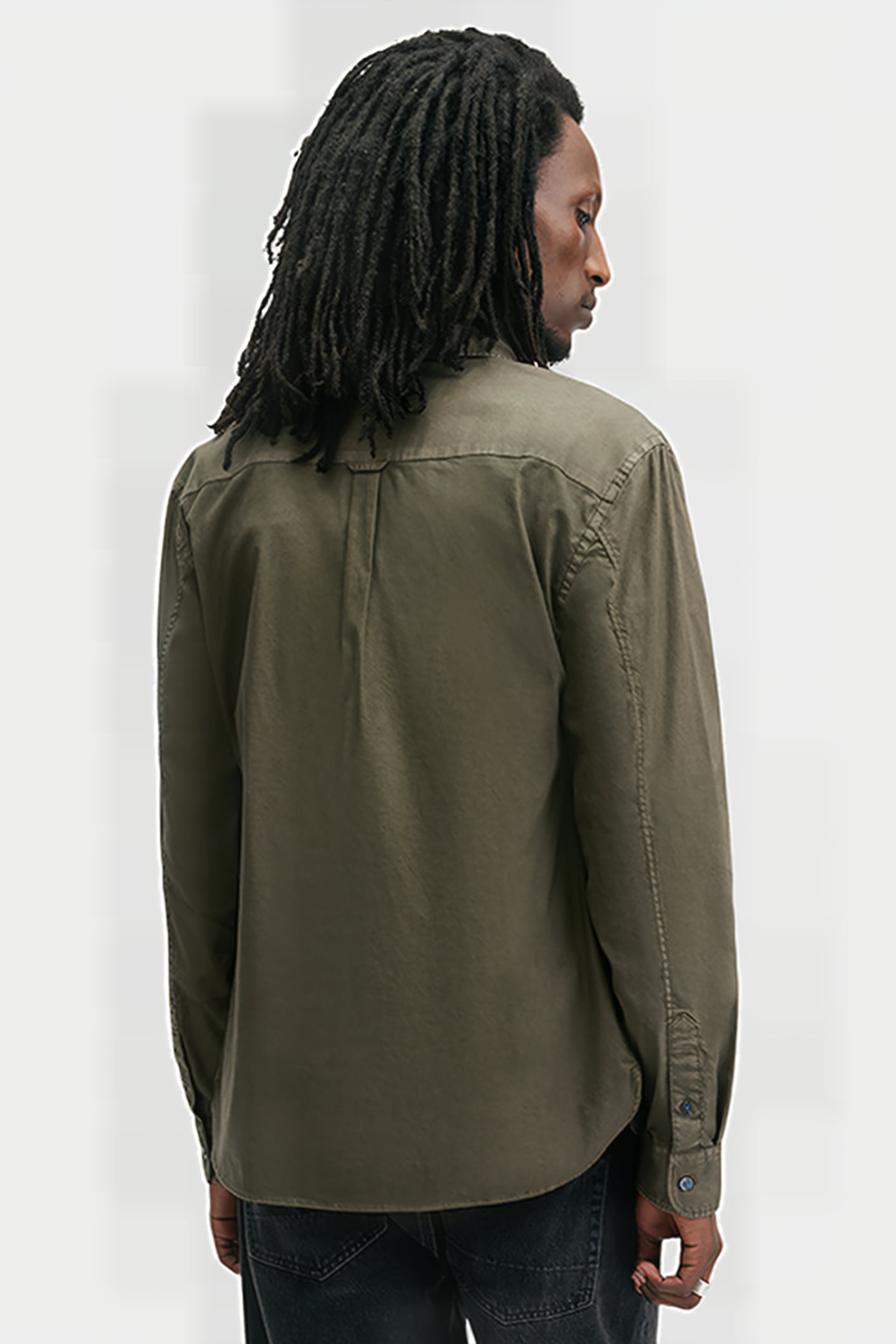 HAWTHORNE LS SHIRT CAGE BROWN 2