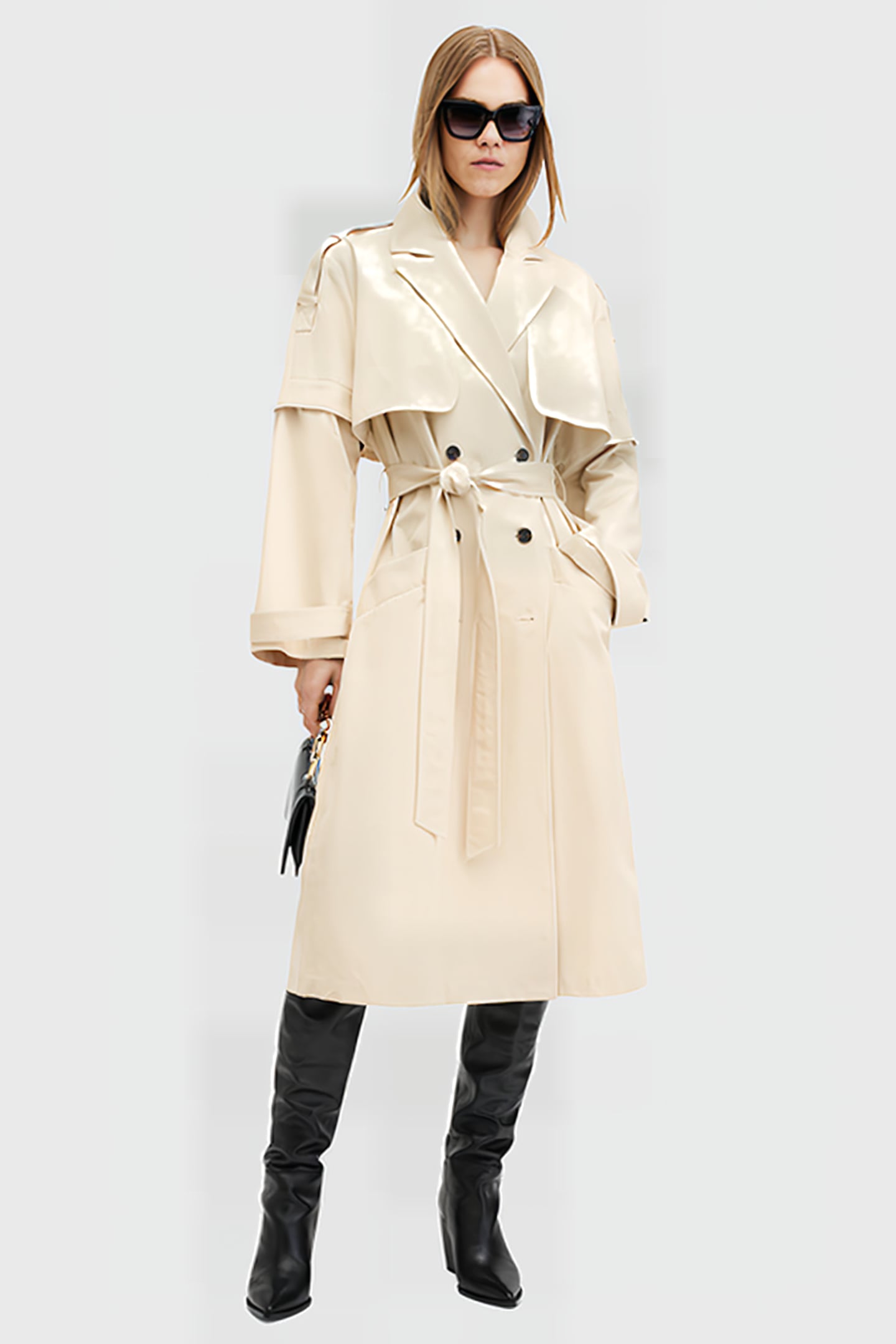 CLYDE TRENCH ECRU WHITE 2