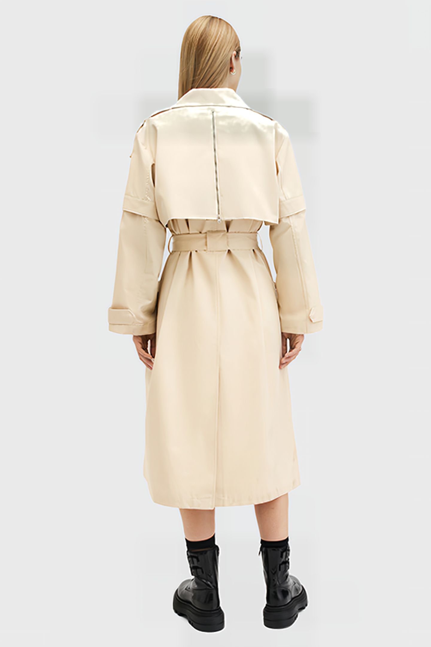 CLYDE TRENCH ECRU WHITE 3