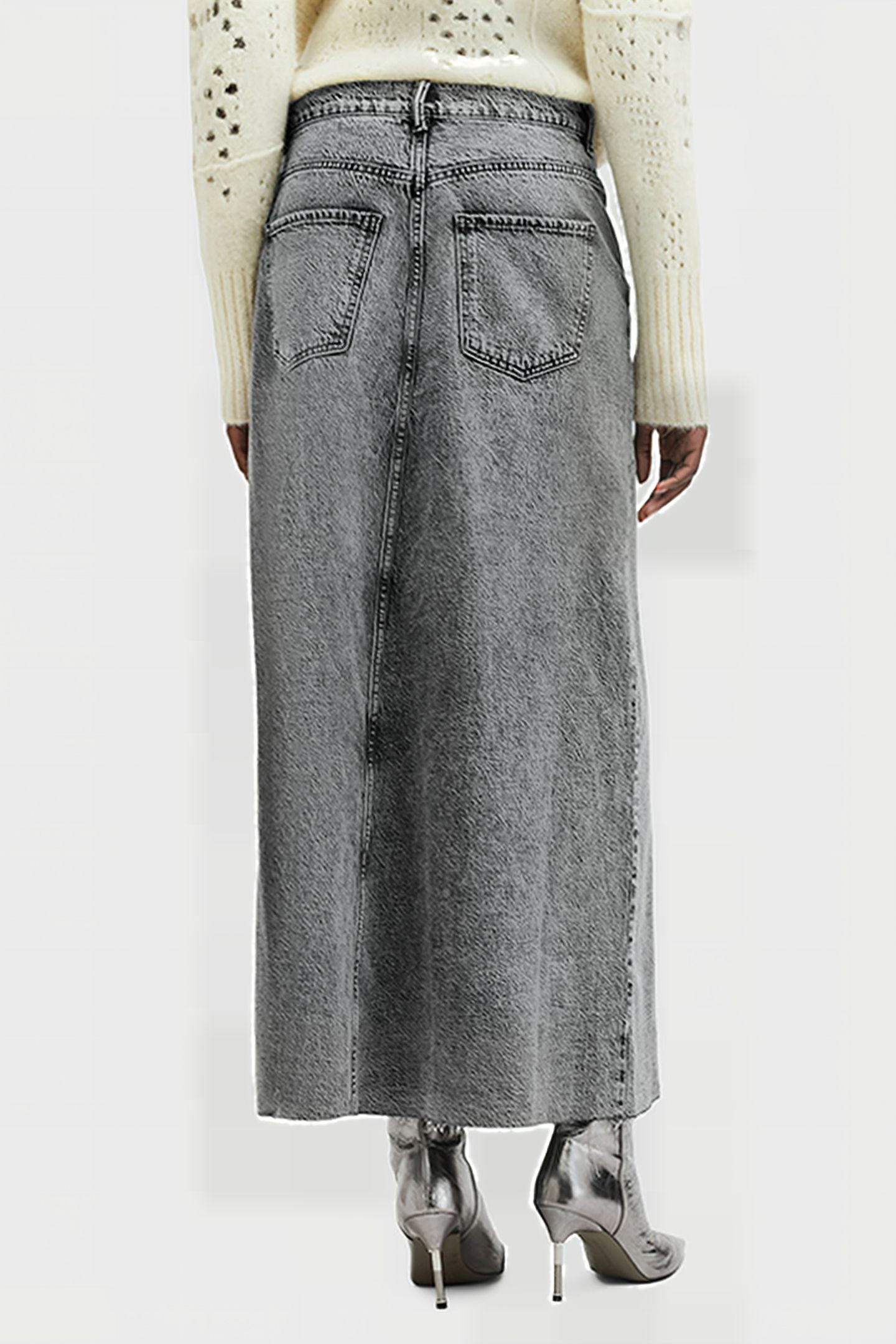NOIR MAXI SKIRT VINTAGE BLACK 2