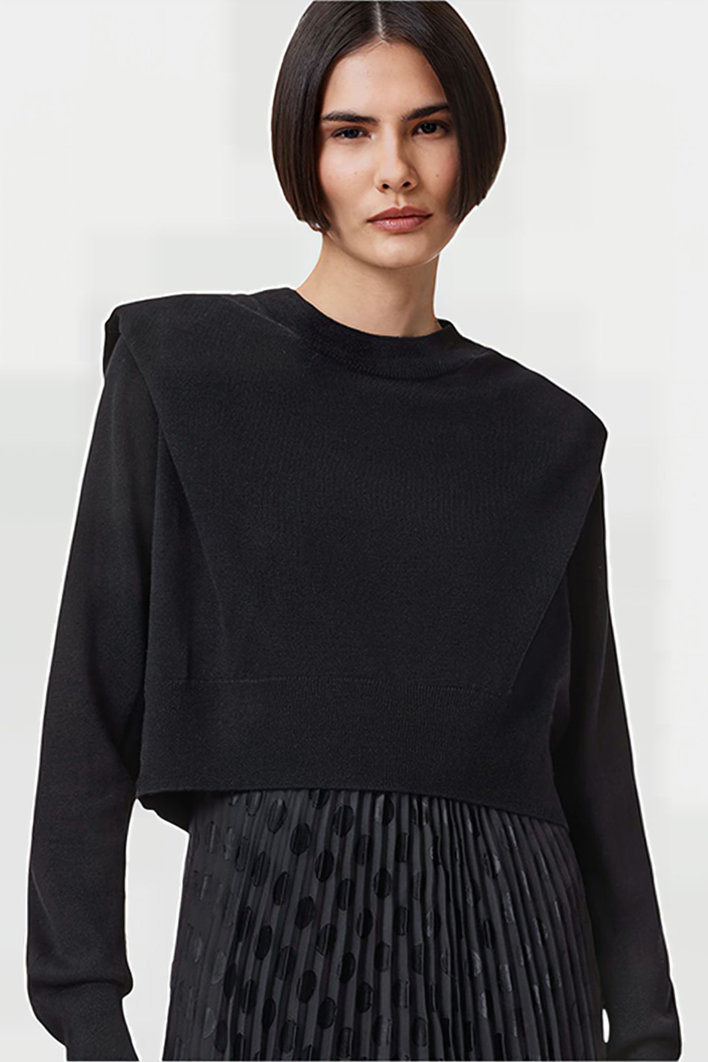 LEIA DOTT DRESS BLACK 8