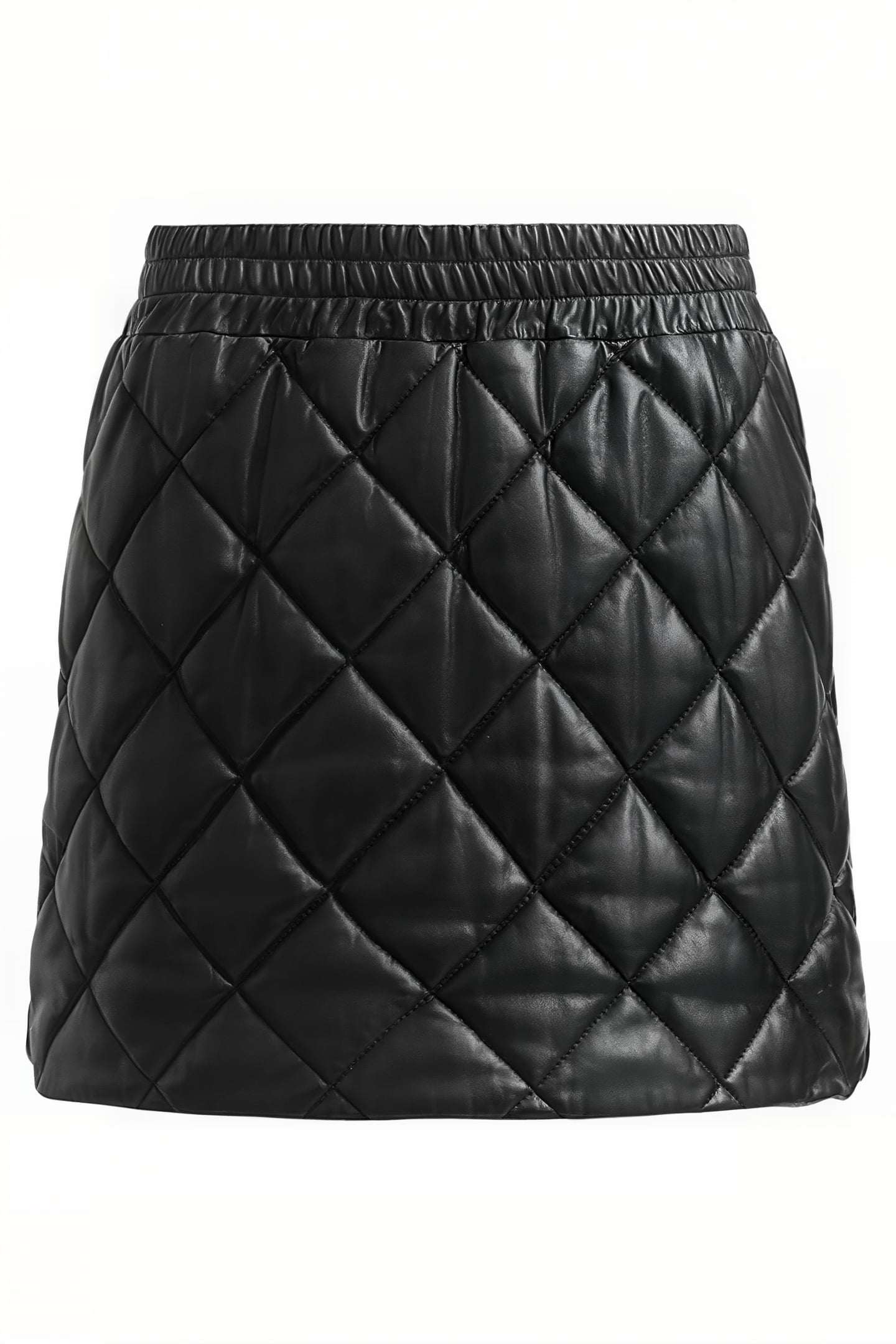 OTTIE QUILT SKIRT BLACK 4