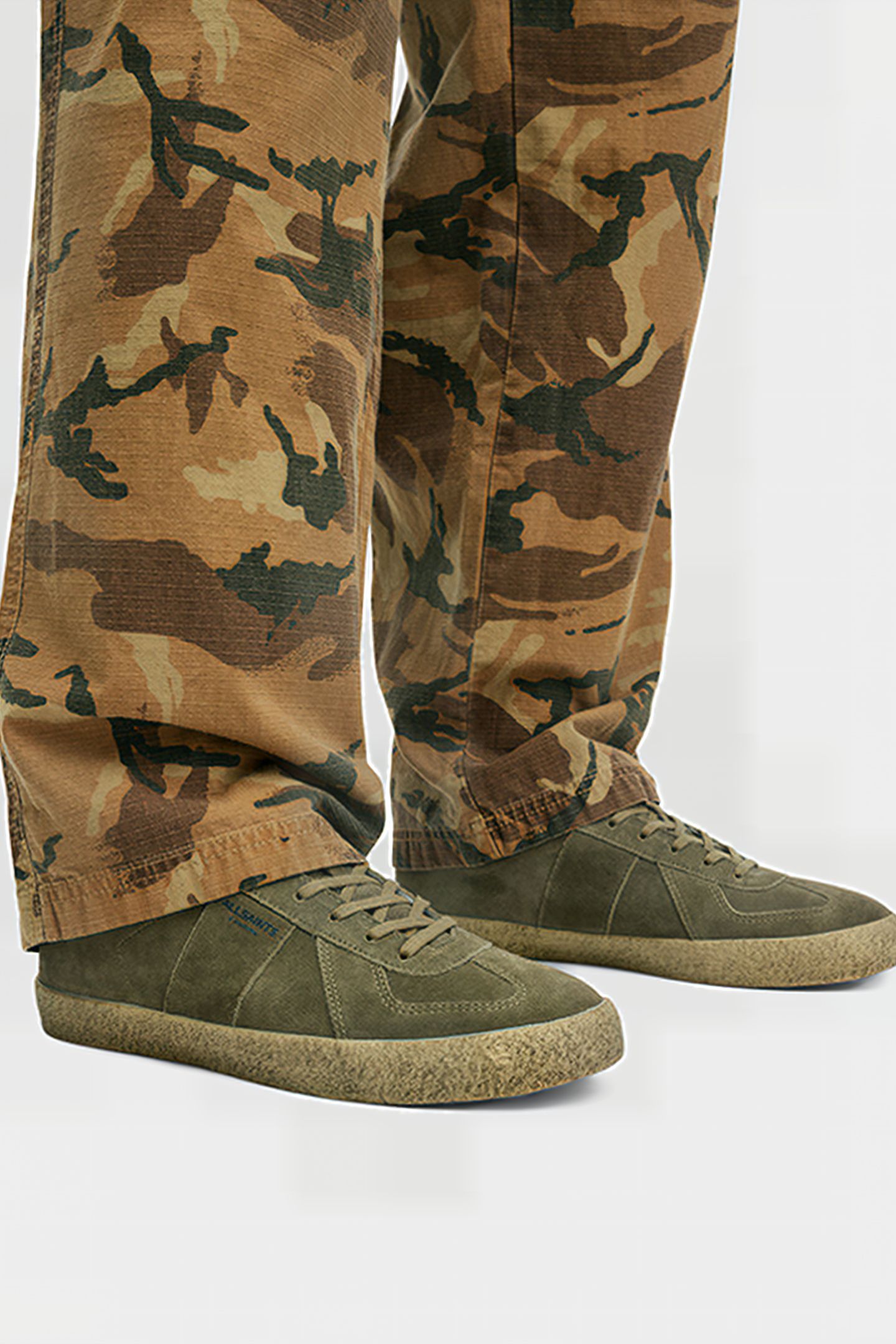 JAIMEE SUEDE LOW TOP KHAKI GREEN/GUM 2