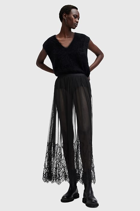 ARIELLA LACE SKIRT BLACK 8