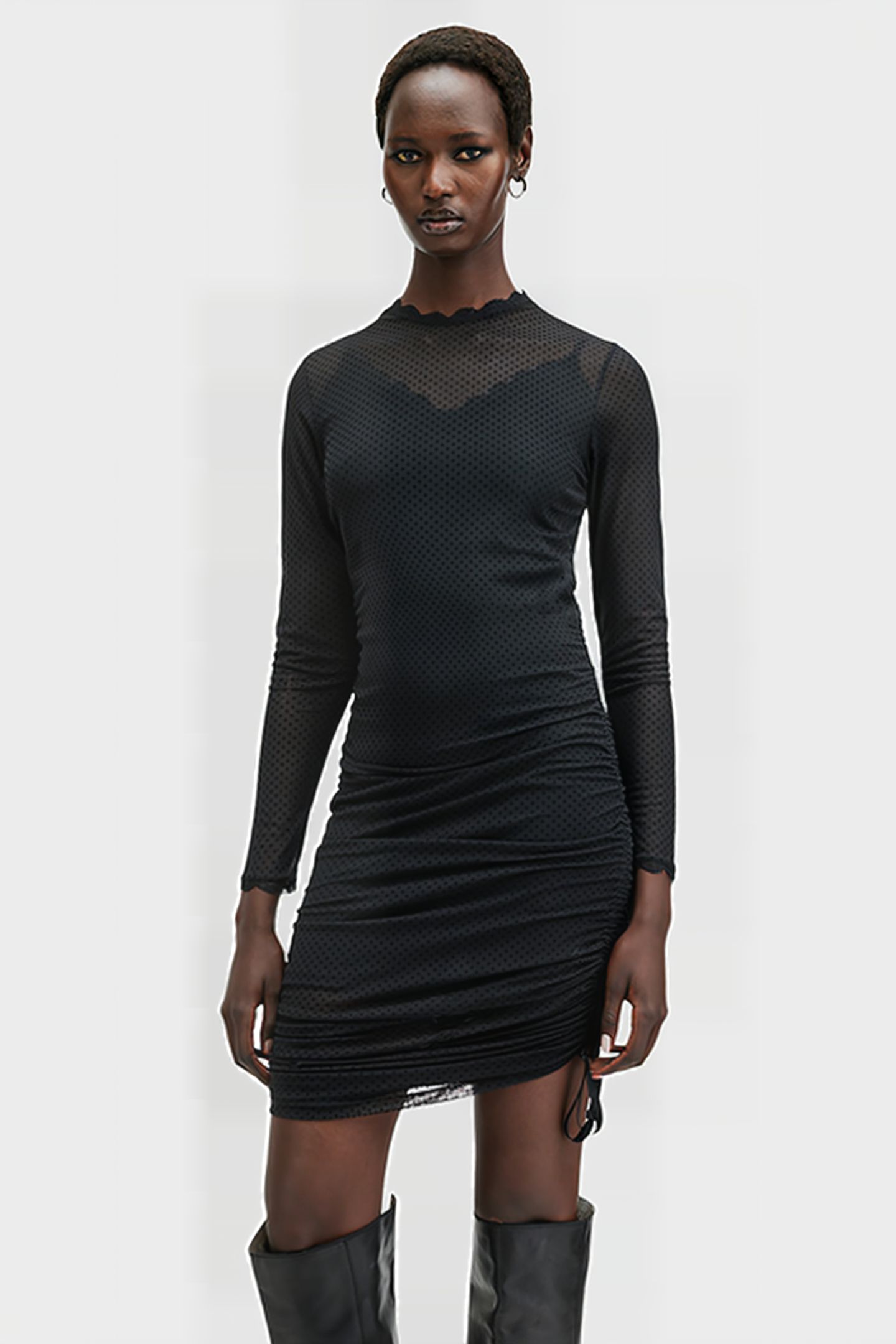 ADARA LACE DRESS BLACK 1