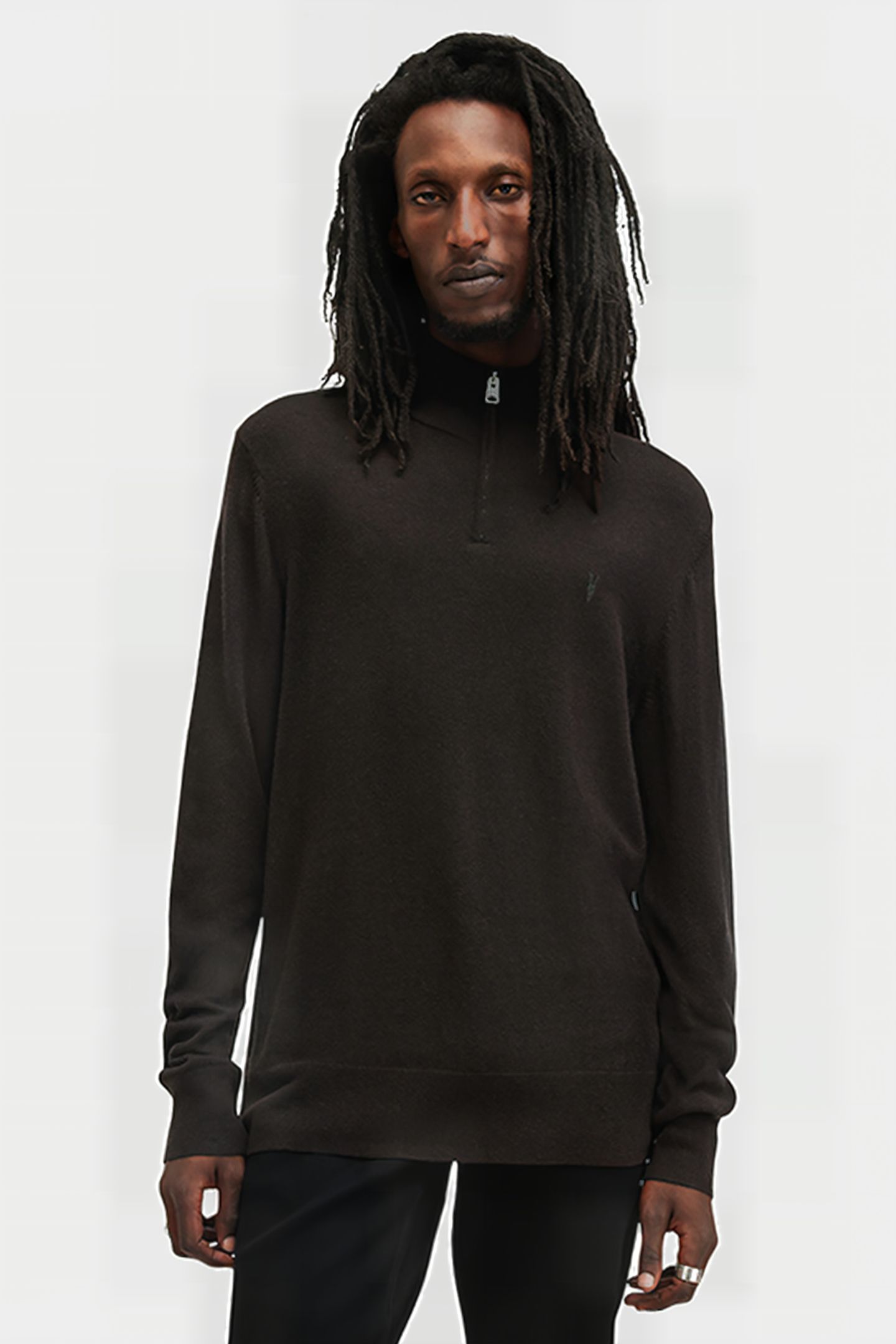KILBURN ZIP FUNNEL COFFEE BROWN 1