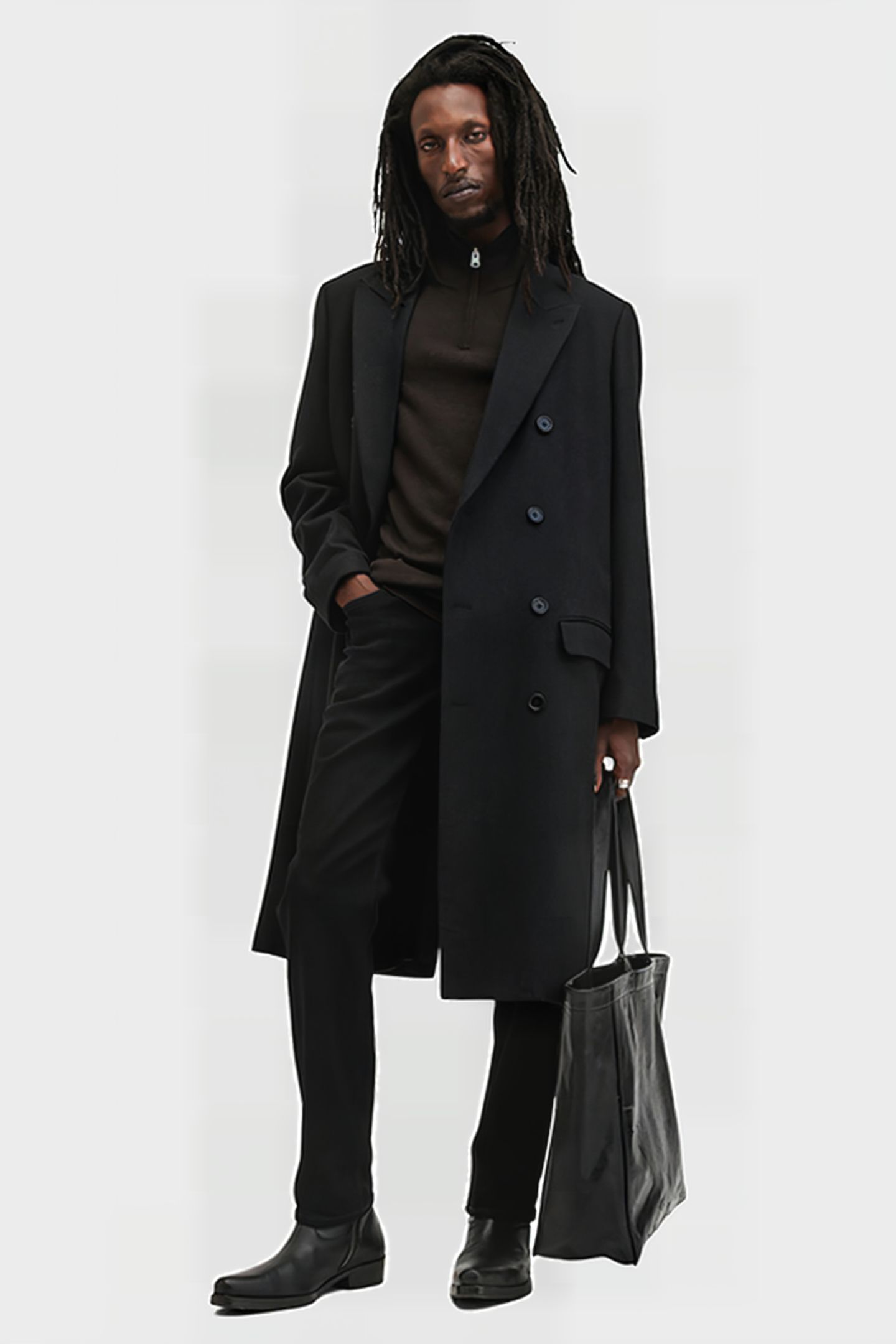KILBURN ZIP FUNNEL COFFEE BROWN 5