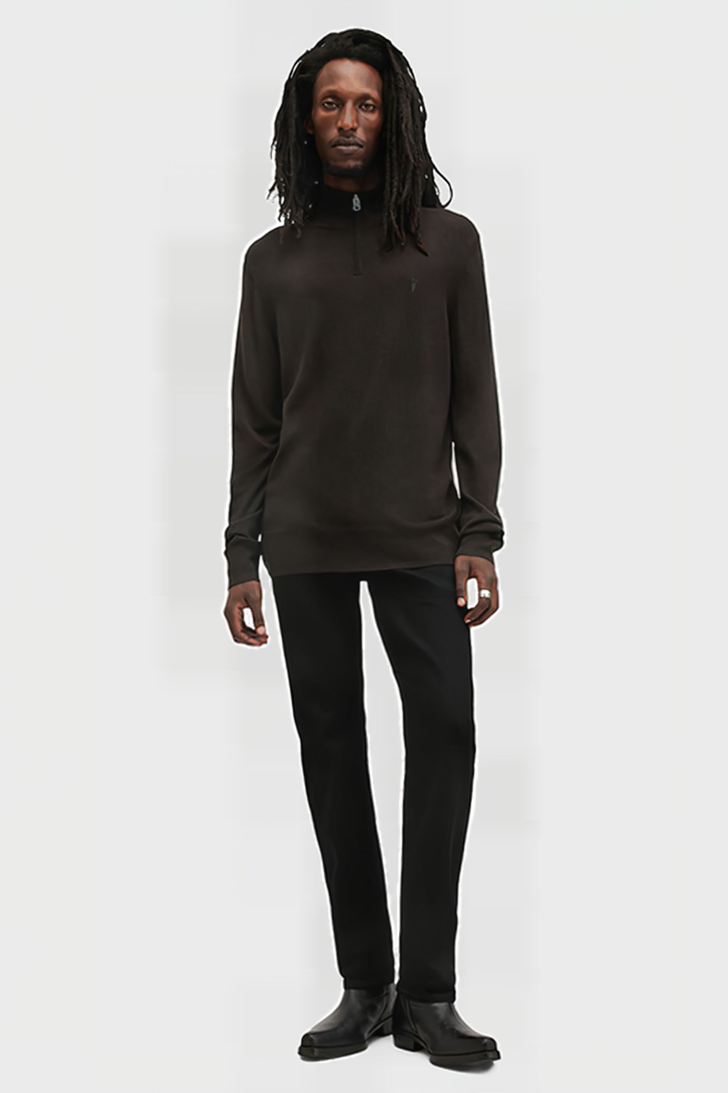 KILBURN ZIP FUNNEL COFFEE BROWN 3