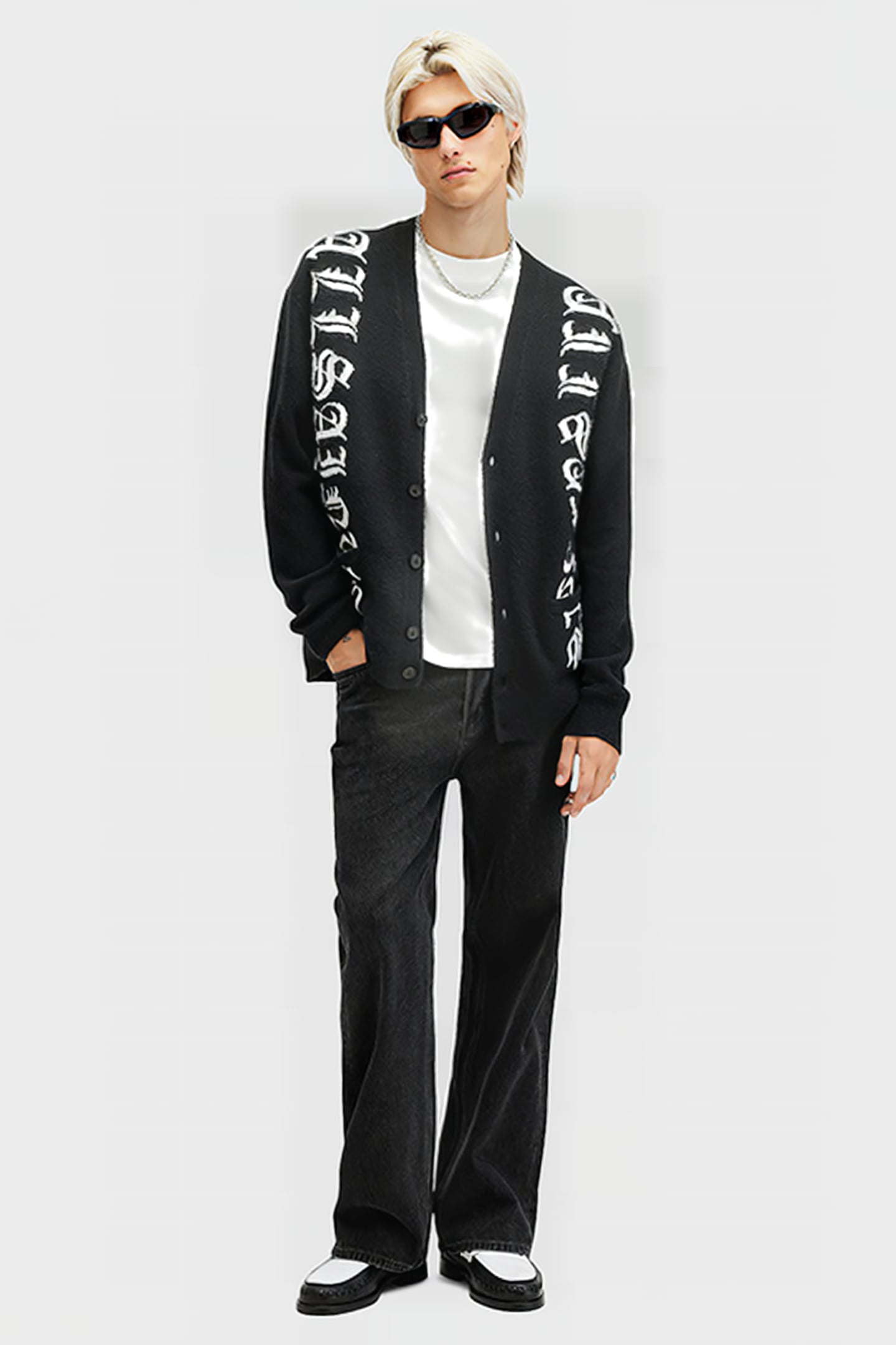 SCRIPTURE CARDIGAN BLACK 3