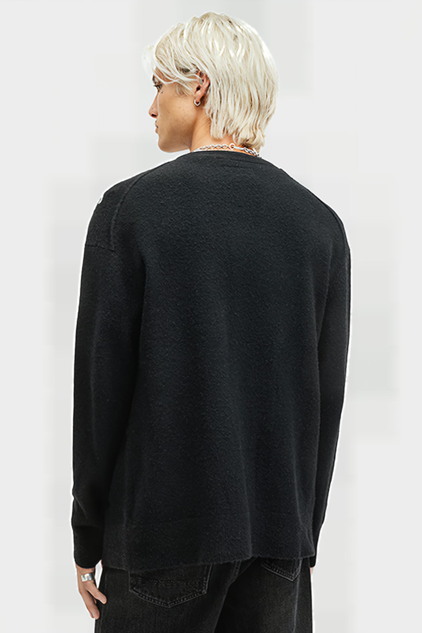 SCRIPTURE CARDIGAN BLACK 2
