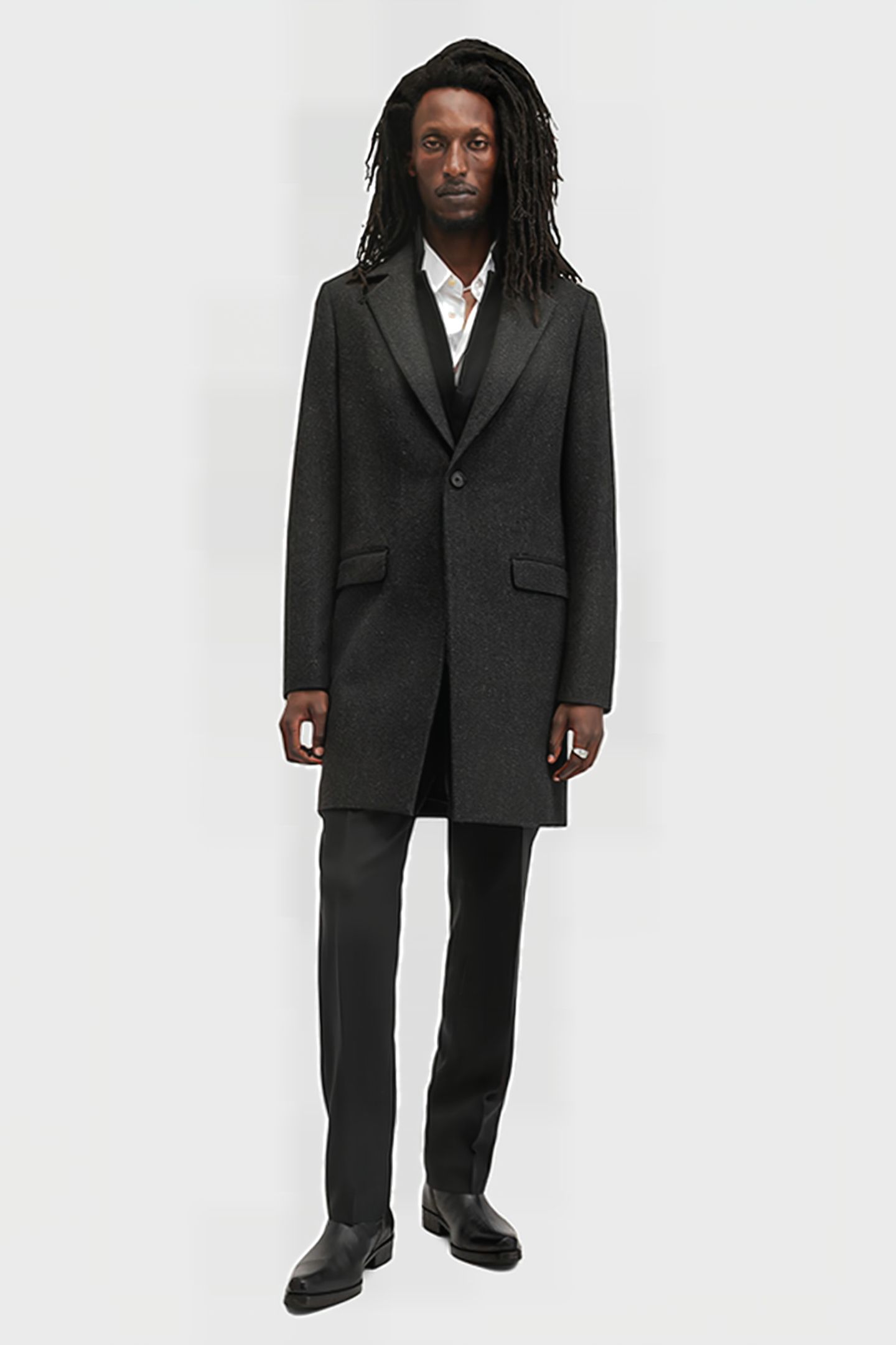 WIXX COAT CINDER BLACK MARL 3
