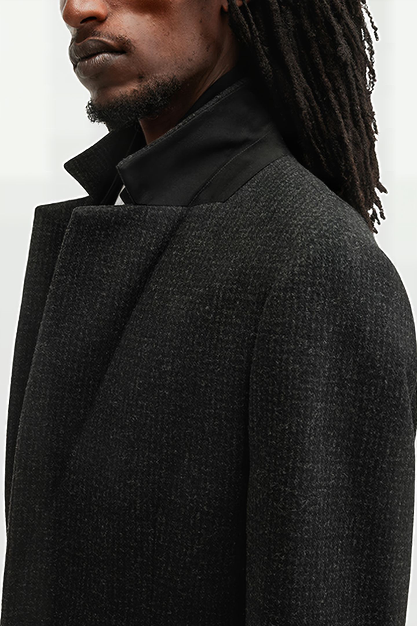WIXX COAT CINDER BLACK MARL 7
