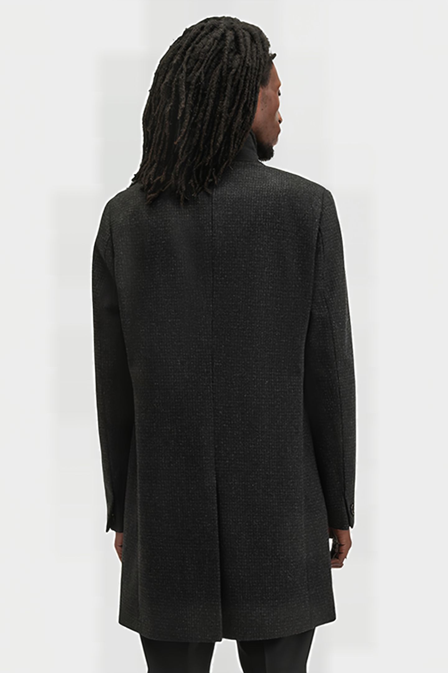 WIXX COAT CINDER BLACK MARL 2