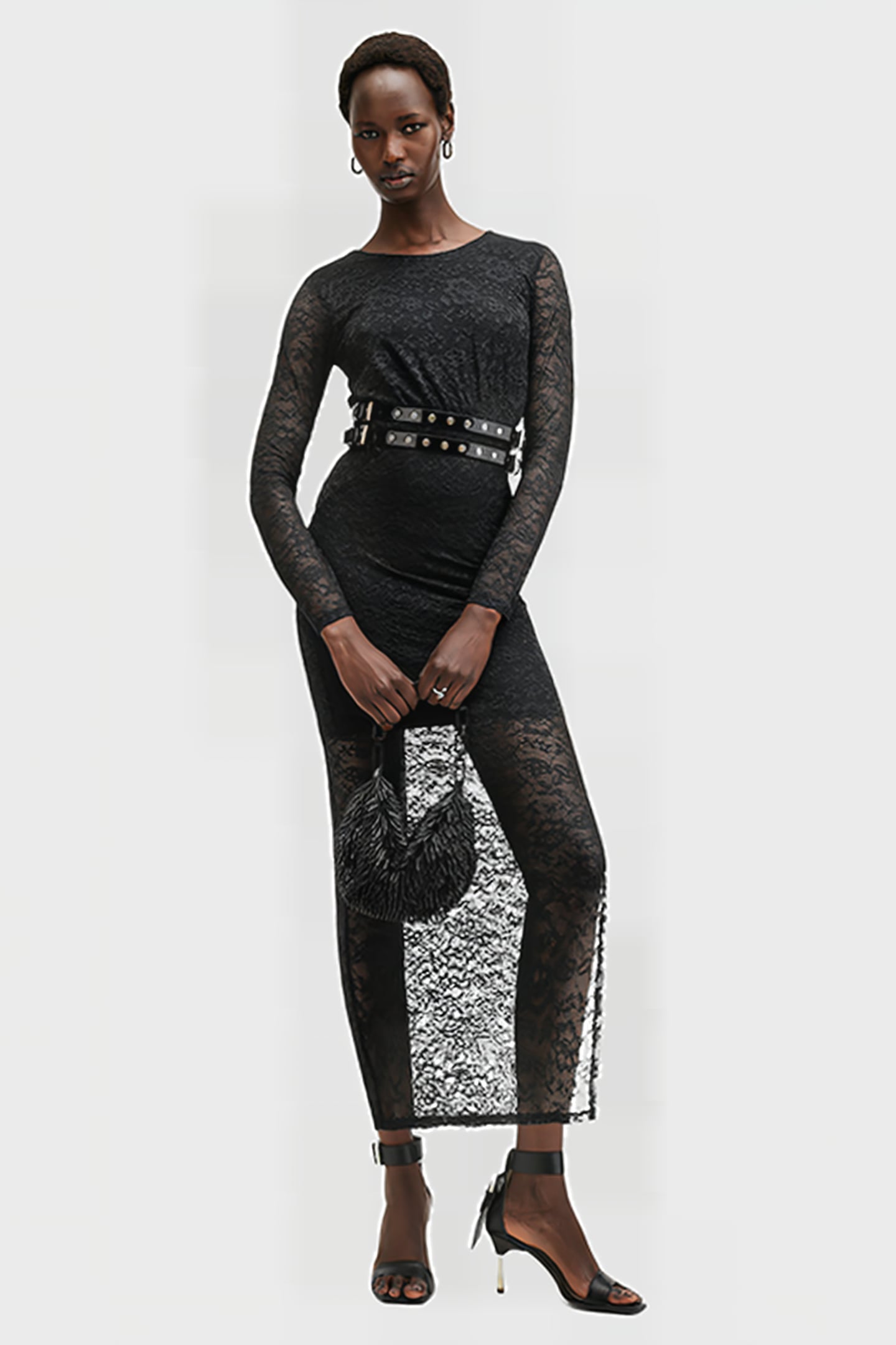 EDANA LACE DRESS BLACK 1
