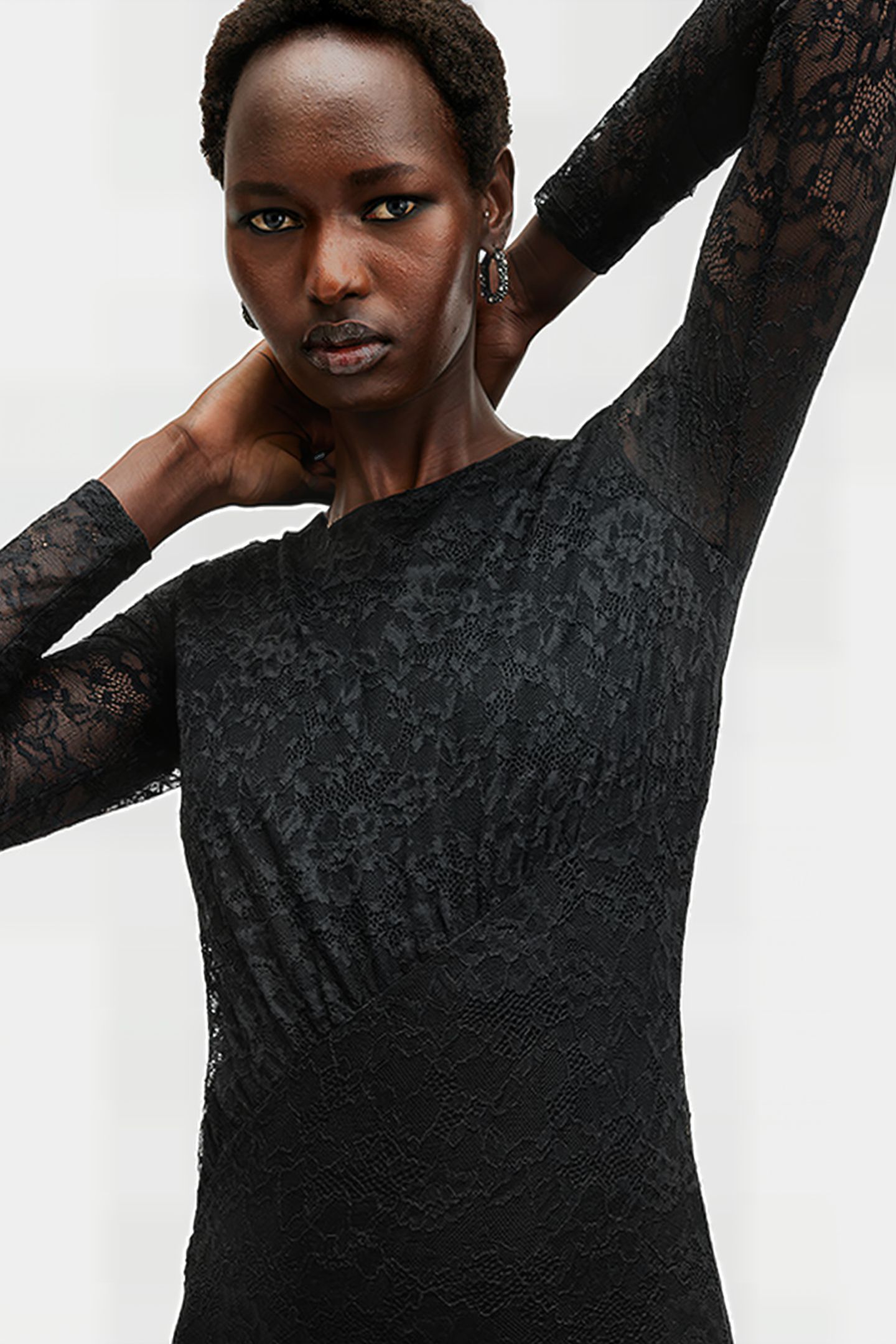 EDANA LACE DRESS BLACK 6