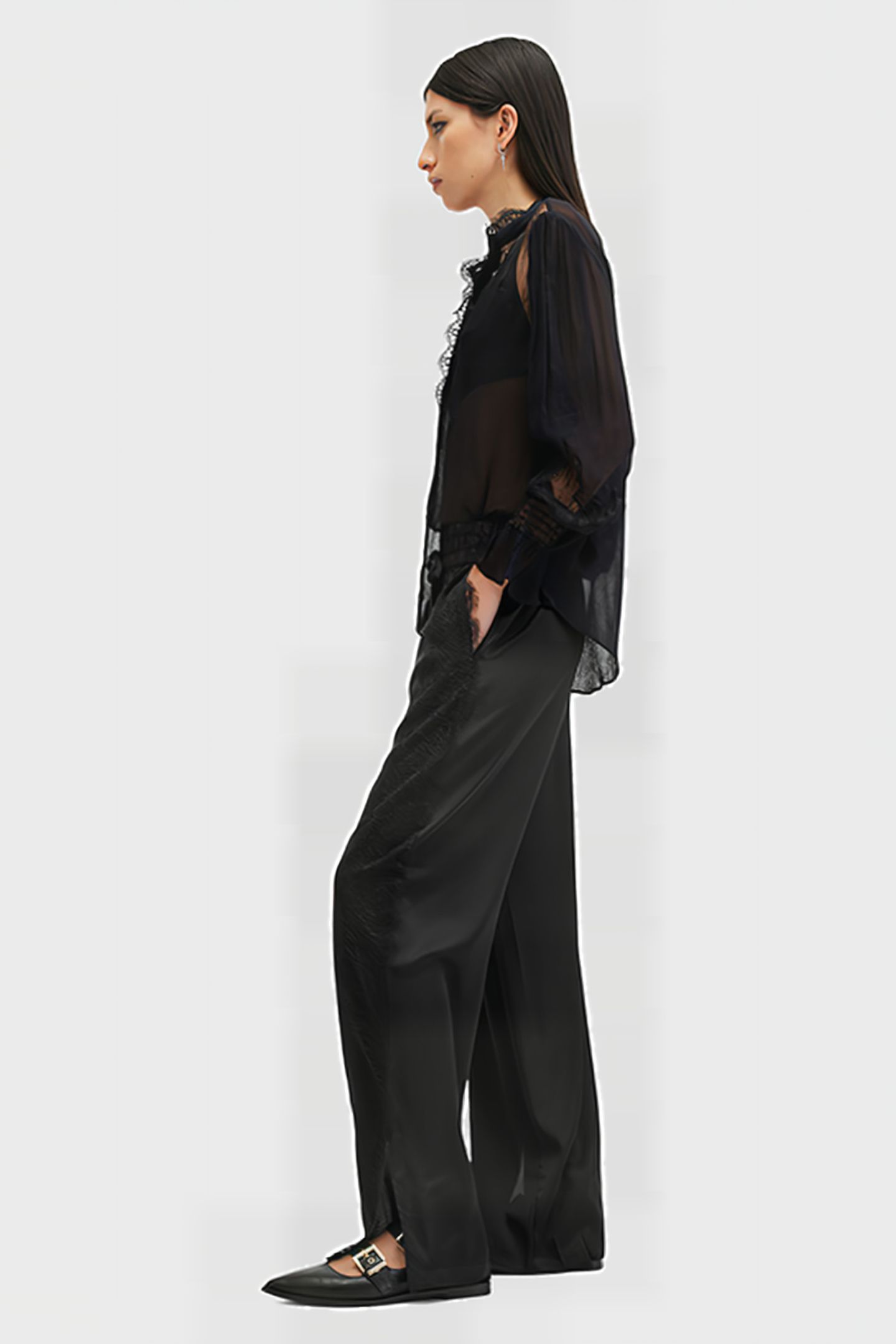TYLER LACE TROUSER BLACK 7