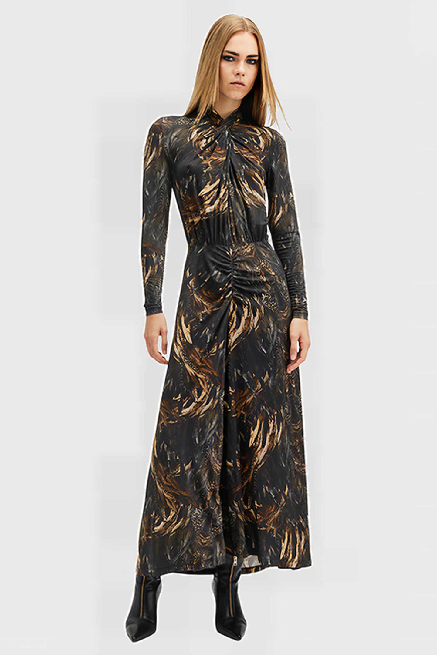 MINA DRESS CHARM BLACK 1