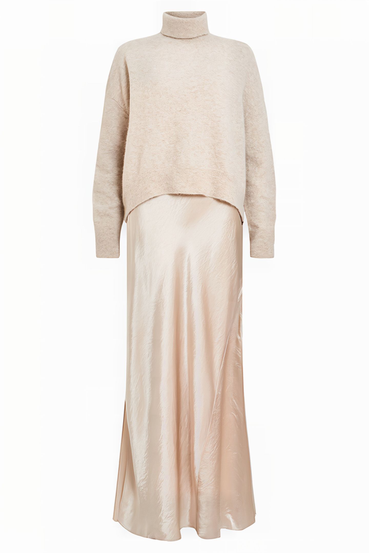NICO DRESS FAWN BROWN 2