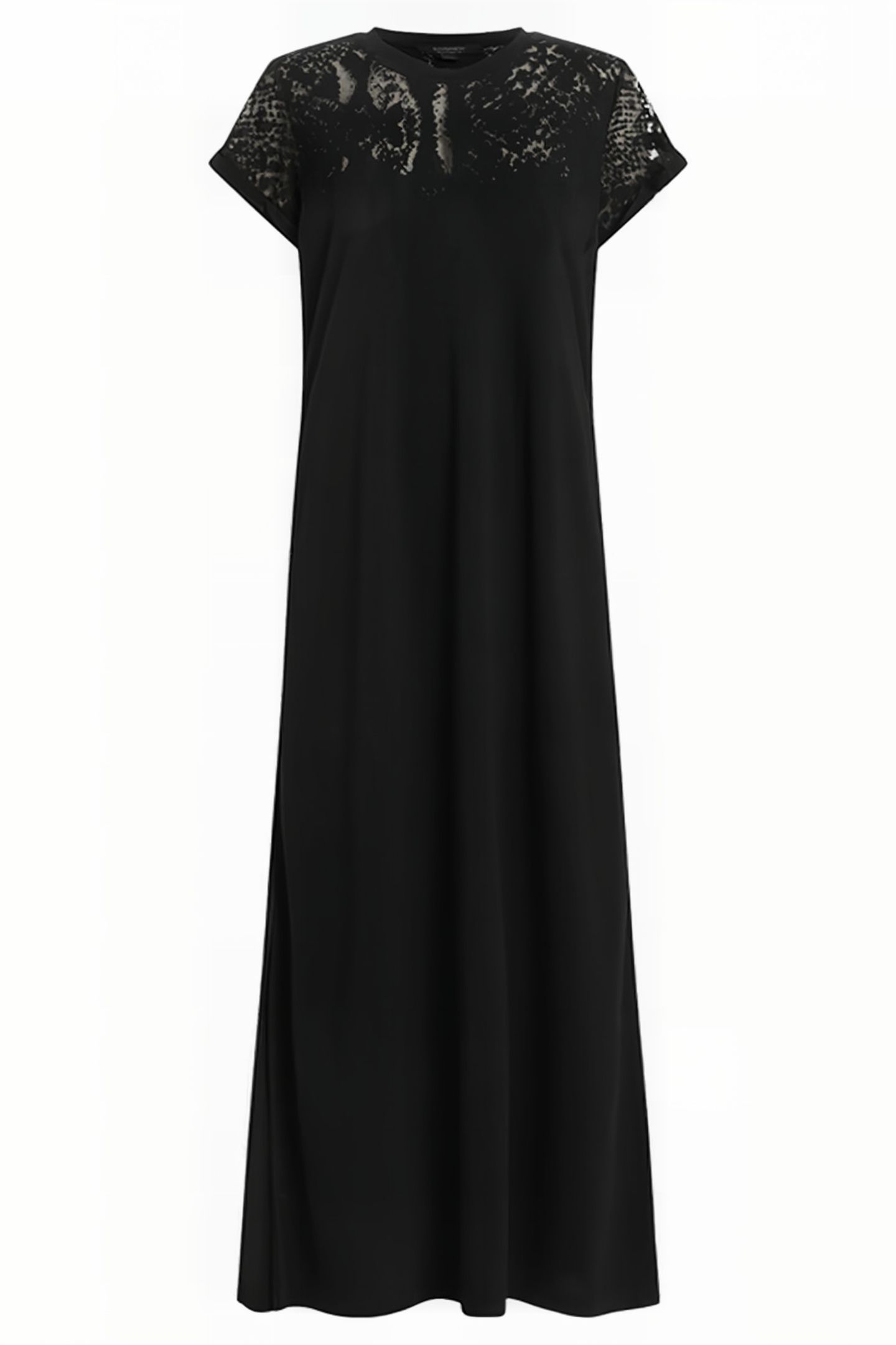 ANNA SNK MAXI DRESS BLACK 3