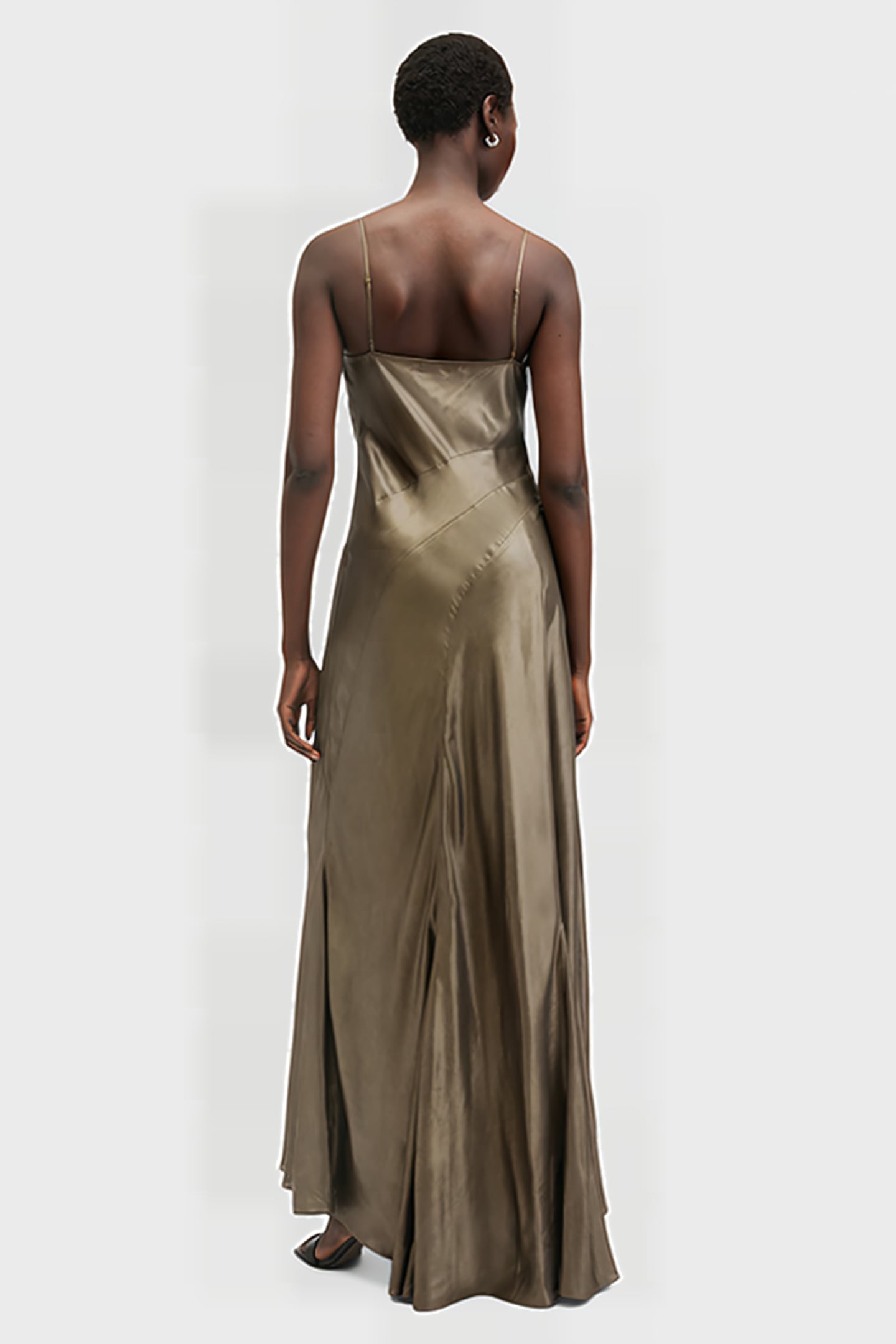 LILI MAXI DRESS METALLIC GOLD 2