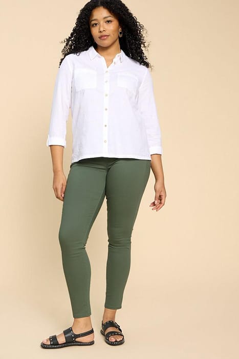 JANEY JEGGING MID GREEN 1