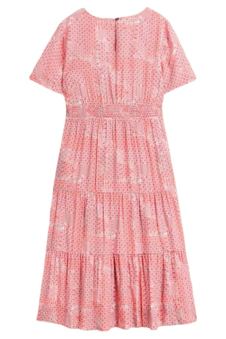 AYRA MIDI DRESS PINK MULTI 2