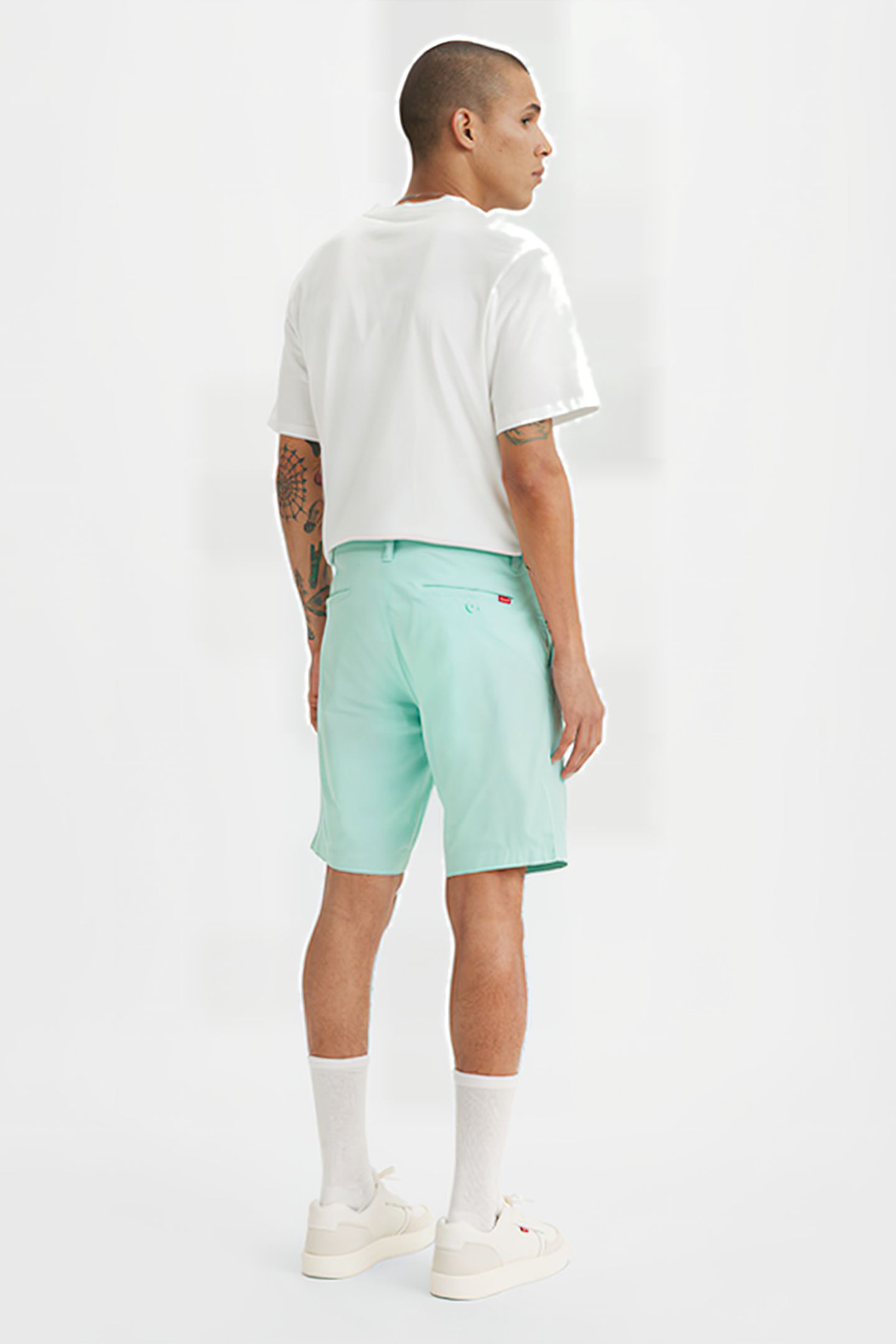 XX CHINO SHORTS III PASTEL TURQUOISE LT 2
