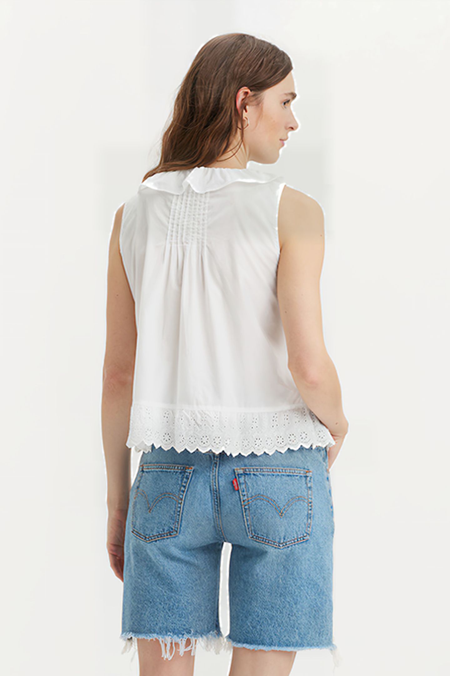 FAUNA BLOUSE BRIGHT WHITE 2