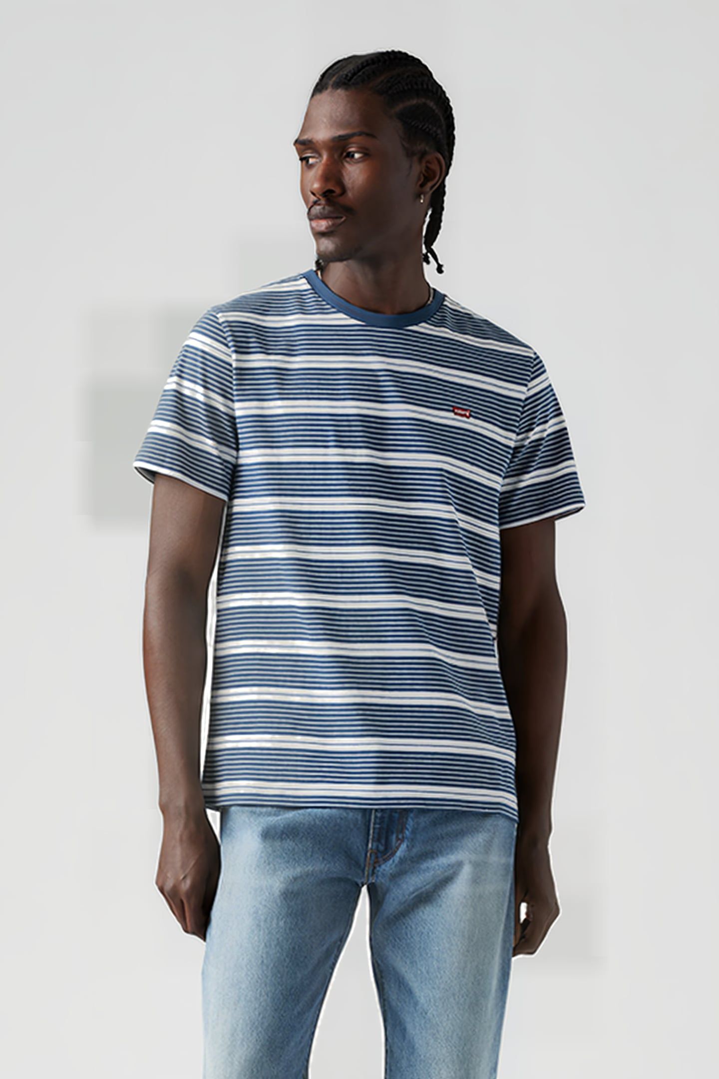 SS ORIGINAL HM TEE COOPER STRIPE SARGASS 1