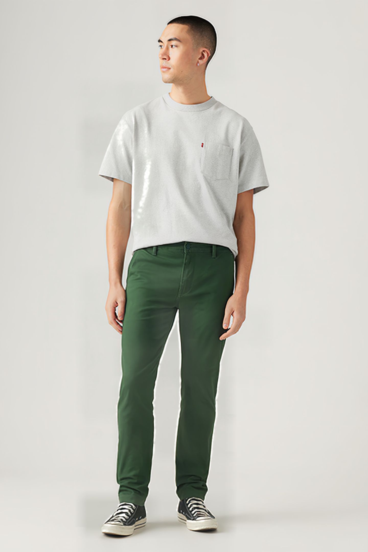 XX CHINO SLIM III PYTHON GREEN 1
