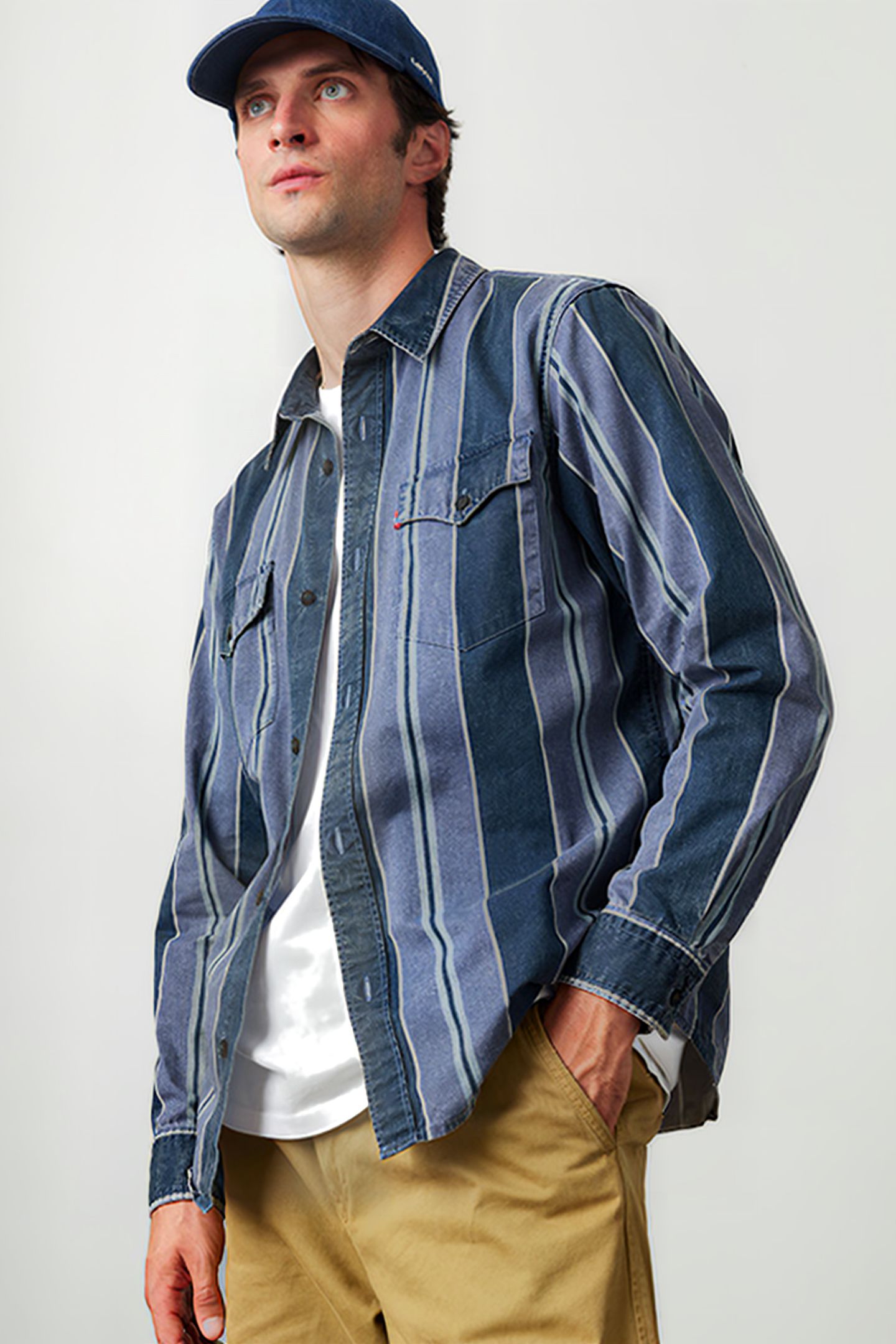 RELAXED FIT WESTERN CARSON STRIPE 5