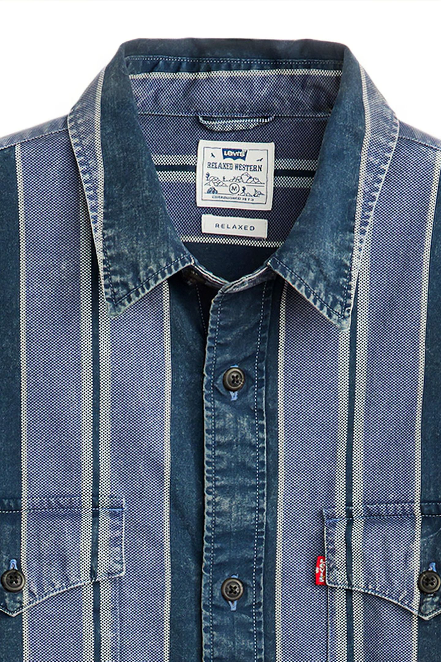 RELAXED FIT WESTERN CARSON STRIPE 6