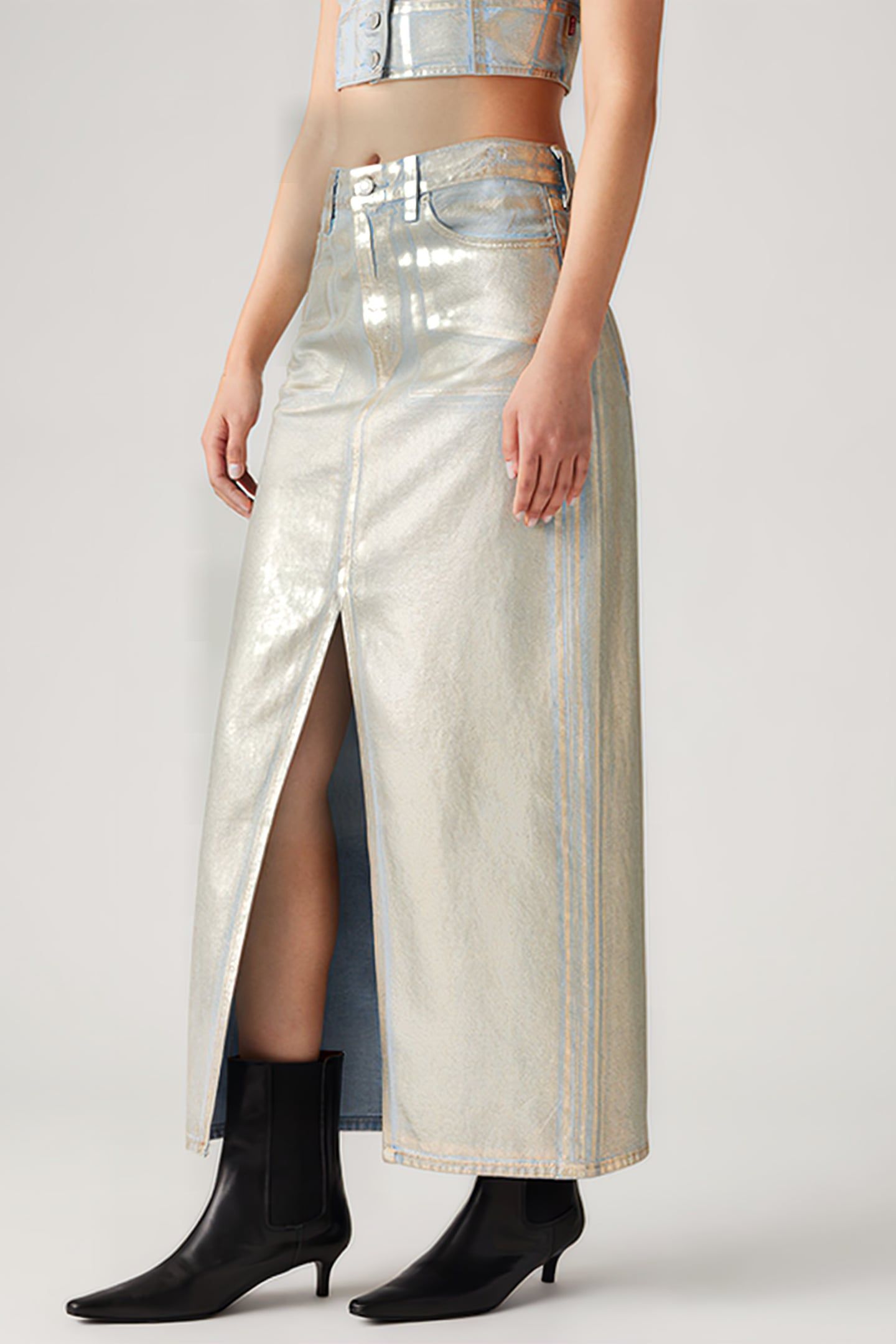ANKLE COLUMN SKIRT OPTICAL ILLUSION SKIR 1