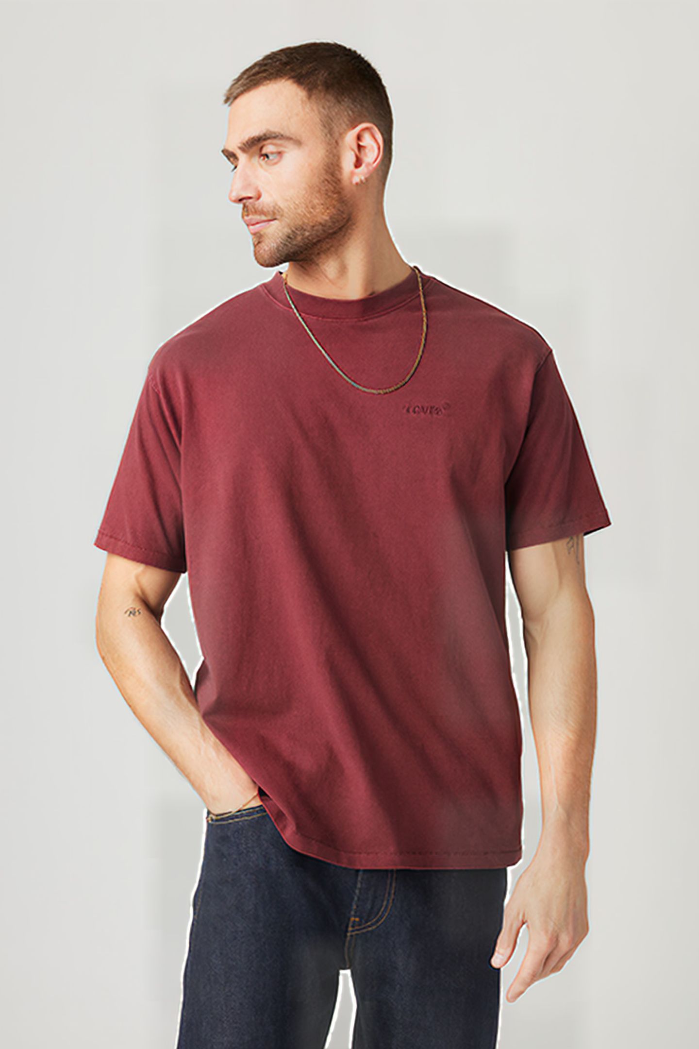 RED TAB VINTAGE TEE GARMENT DYE T CHOCOL 4