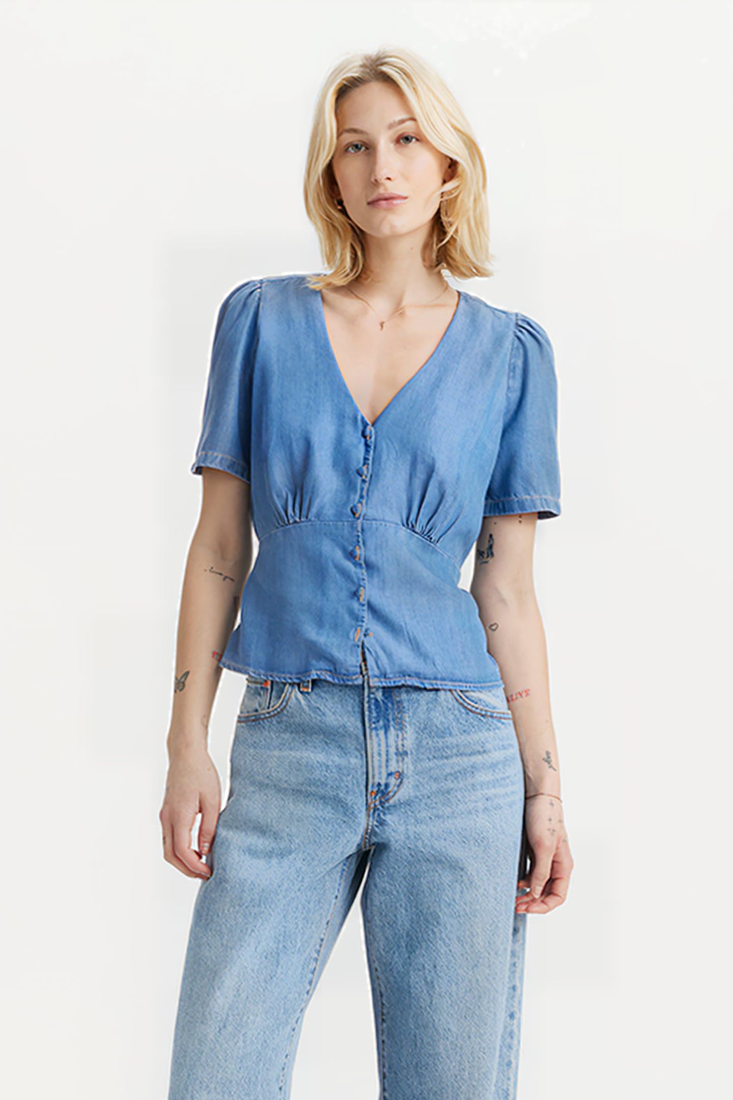 DOLORES SS BLOUSE DELIGHTFUL MID 1