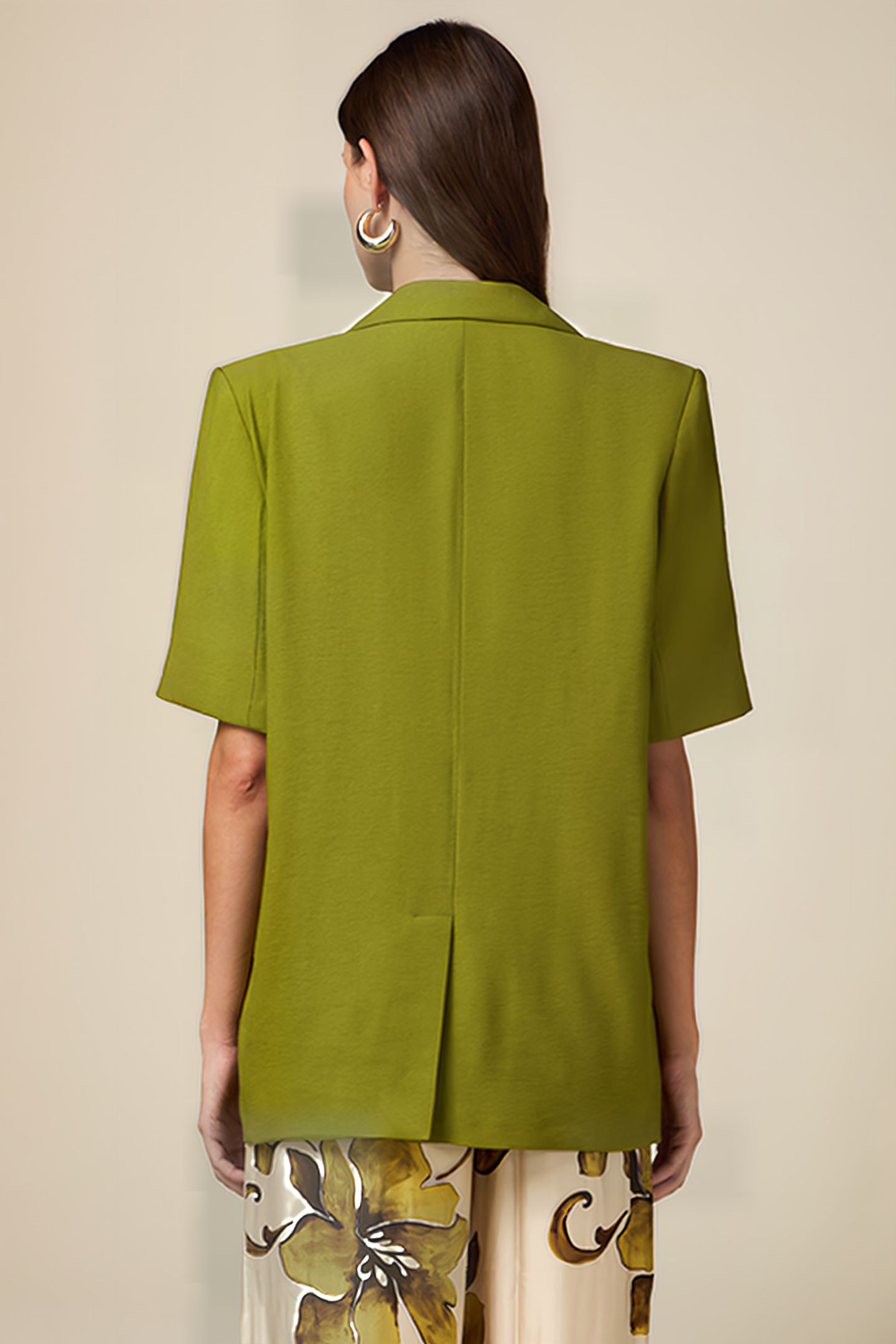 SHORT-SLEEVED BLAZER GREEN 2