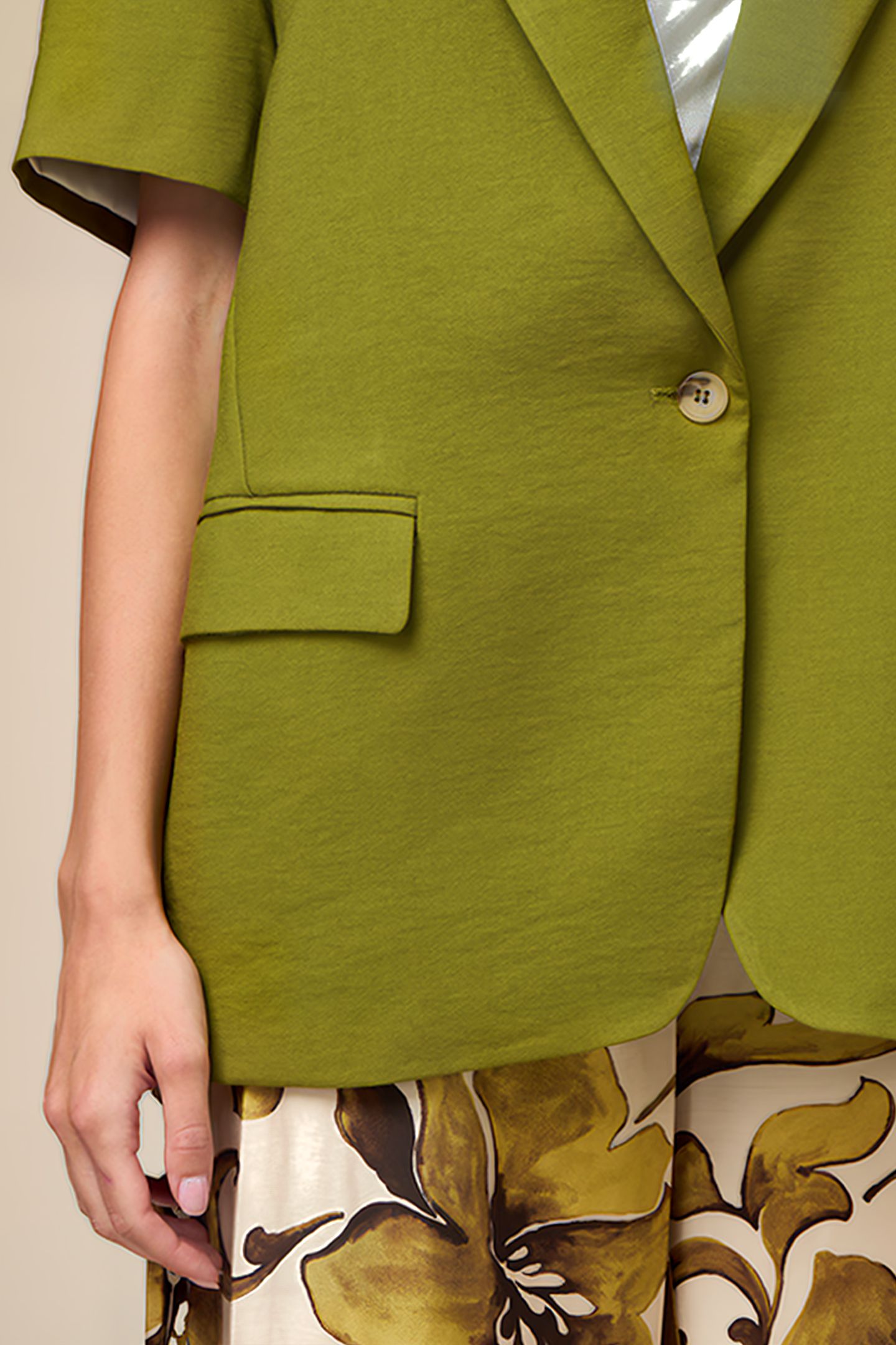 SHORT-SLEEVED BLAZER GREEN 4