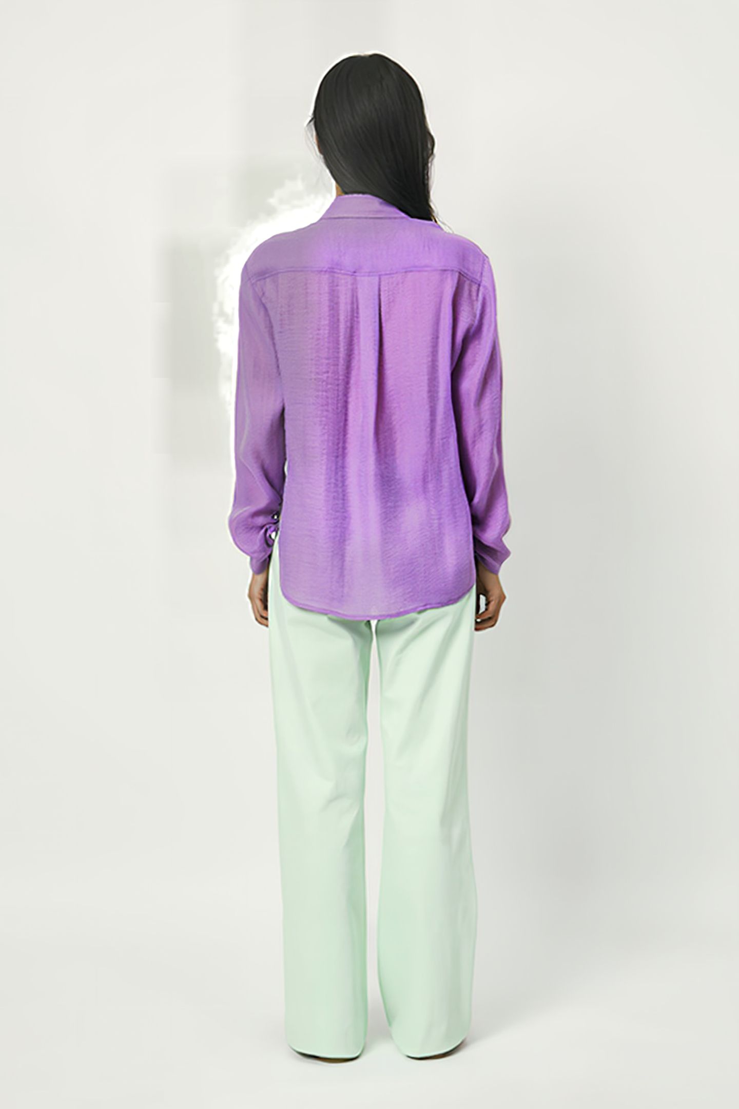 BELLA WIDE LEG JEANS PISTACHIO 7