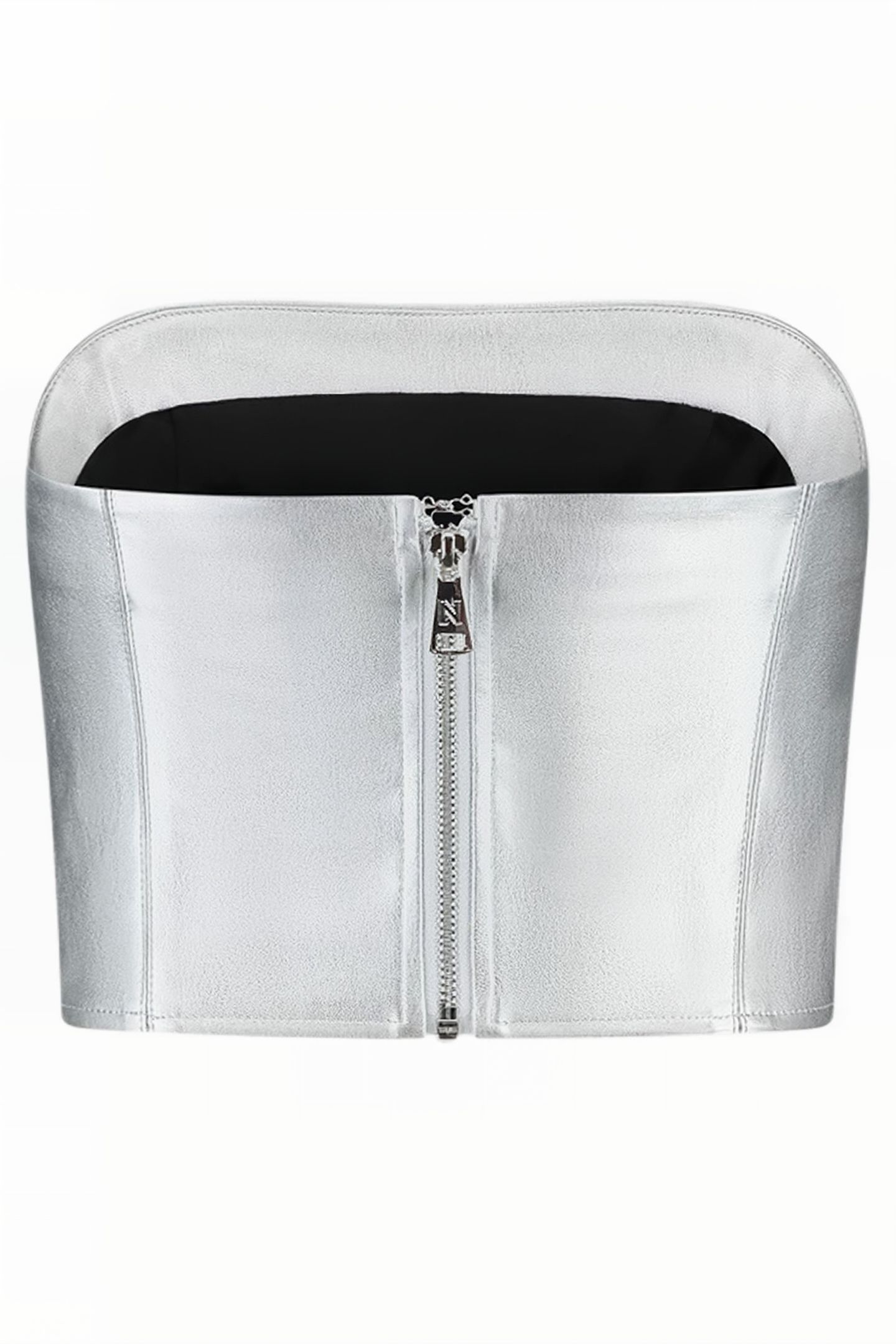 SILVER BANDEAU TOP SILVER 2