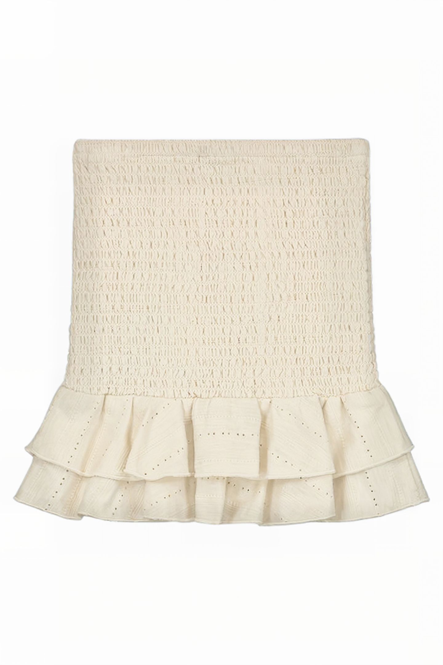 BRODERIE SKIRT WARM DUST 2