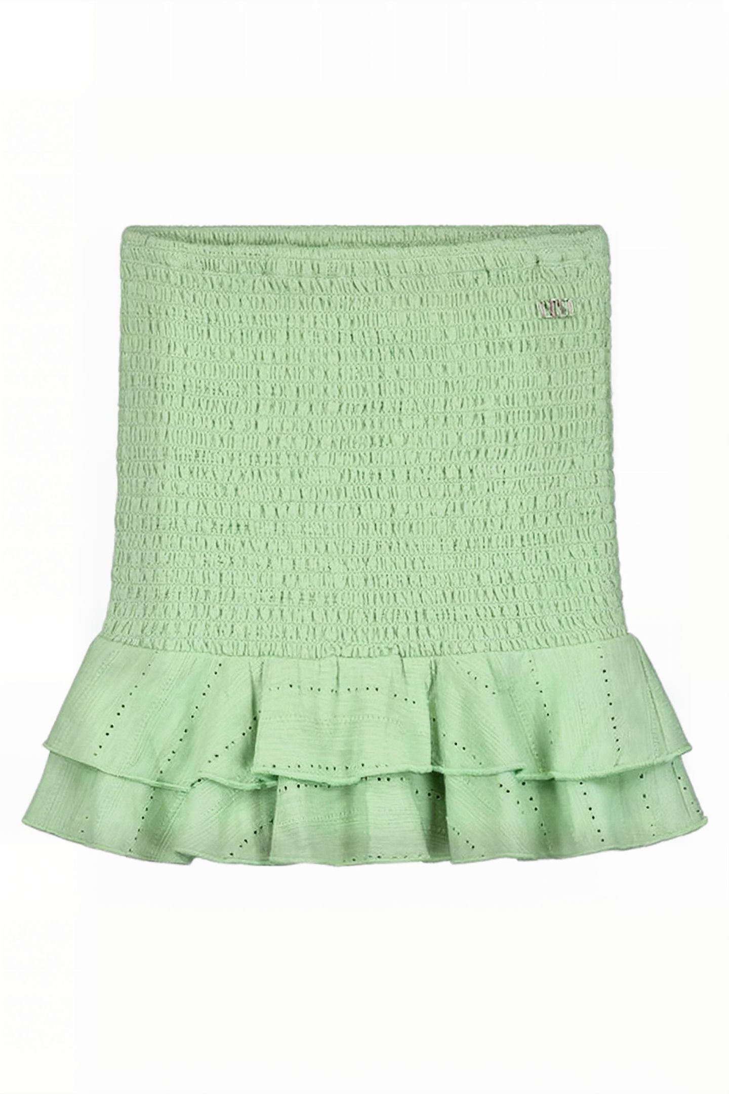 BRODERIE SKIRT MISTY GREEN 1