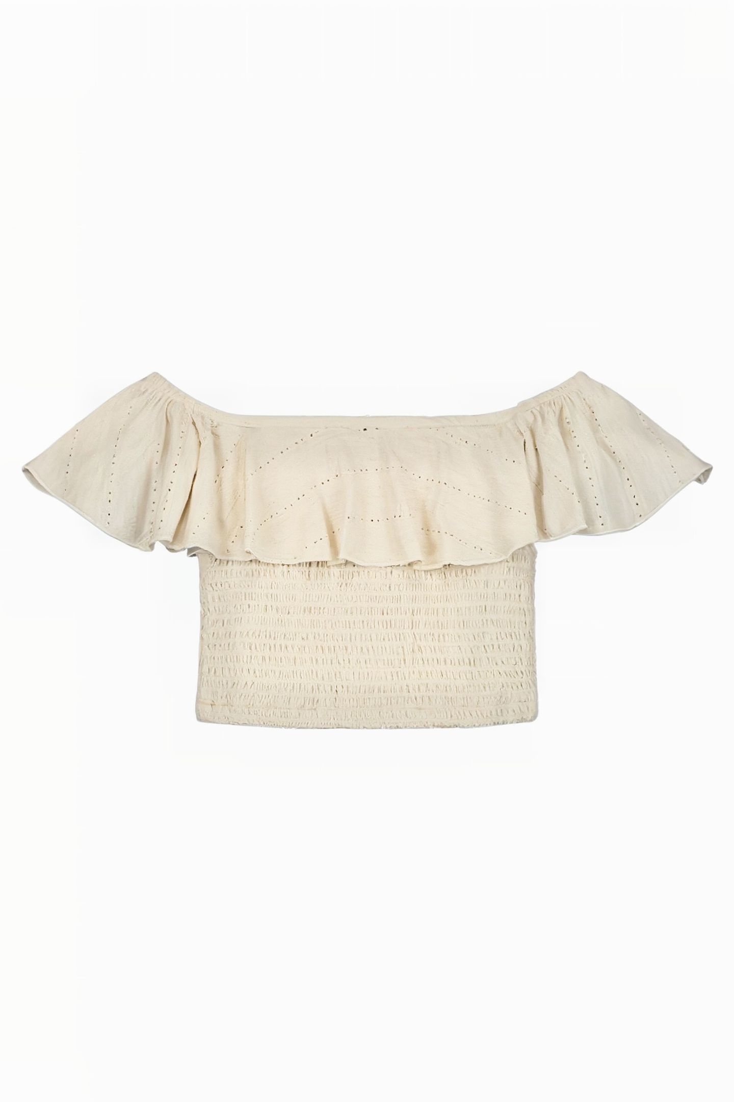 BRODERIE TOP WARM DUST 2