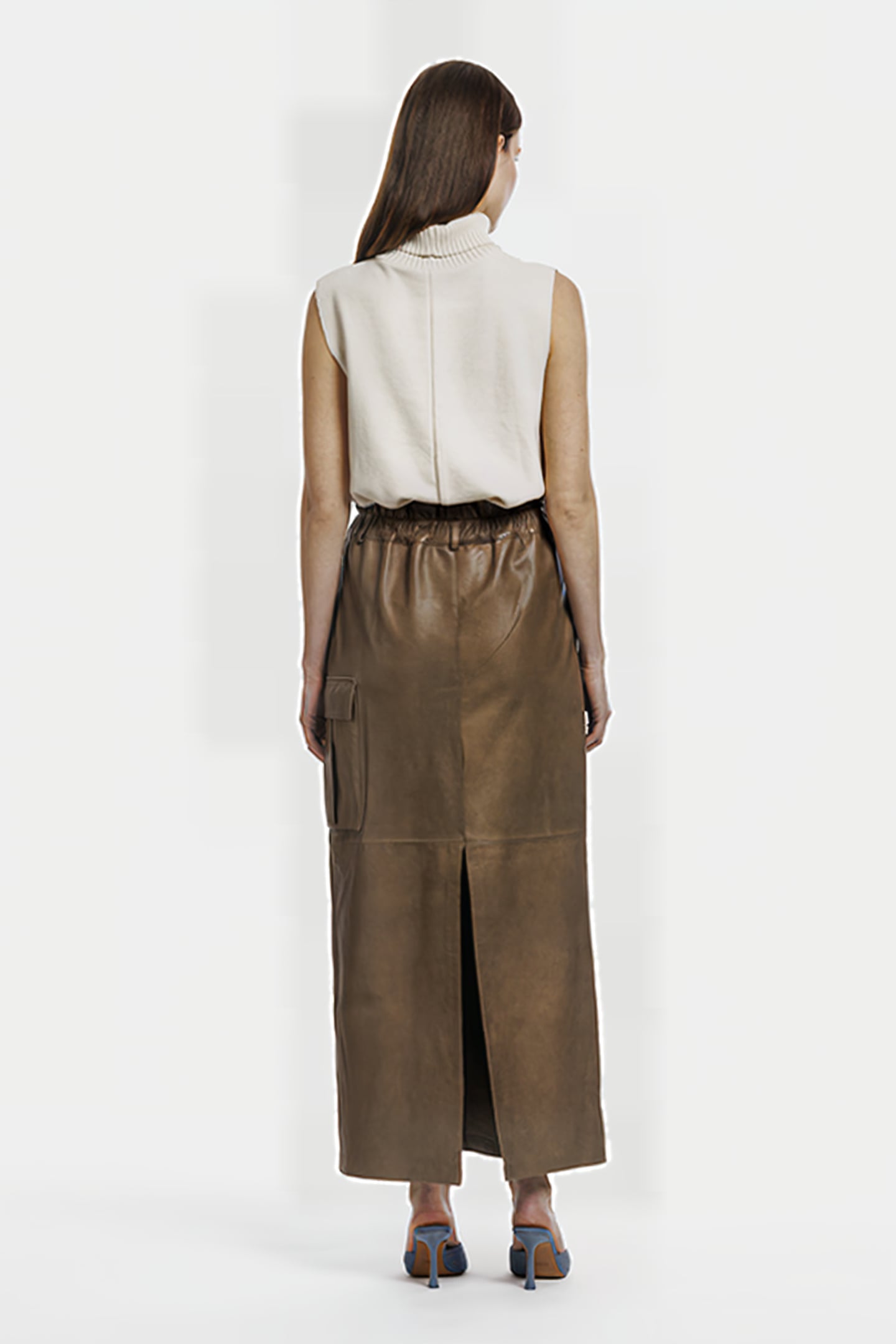 MANDY SKIRT DARK SAND 2