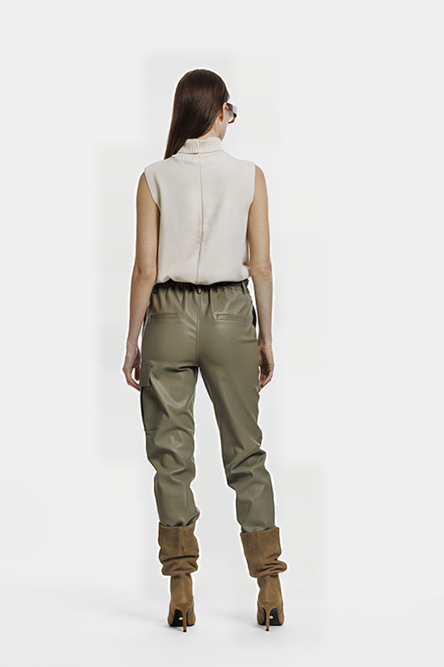 YARA TROUSERS SAGE GREEN 2