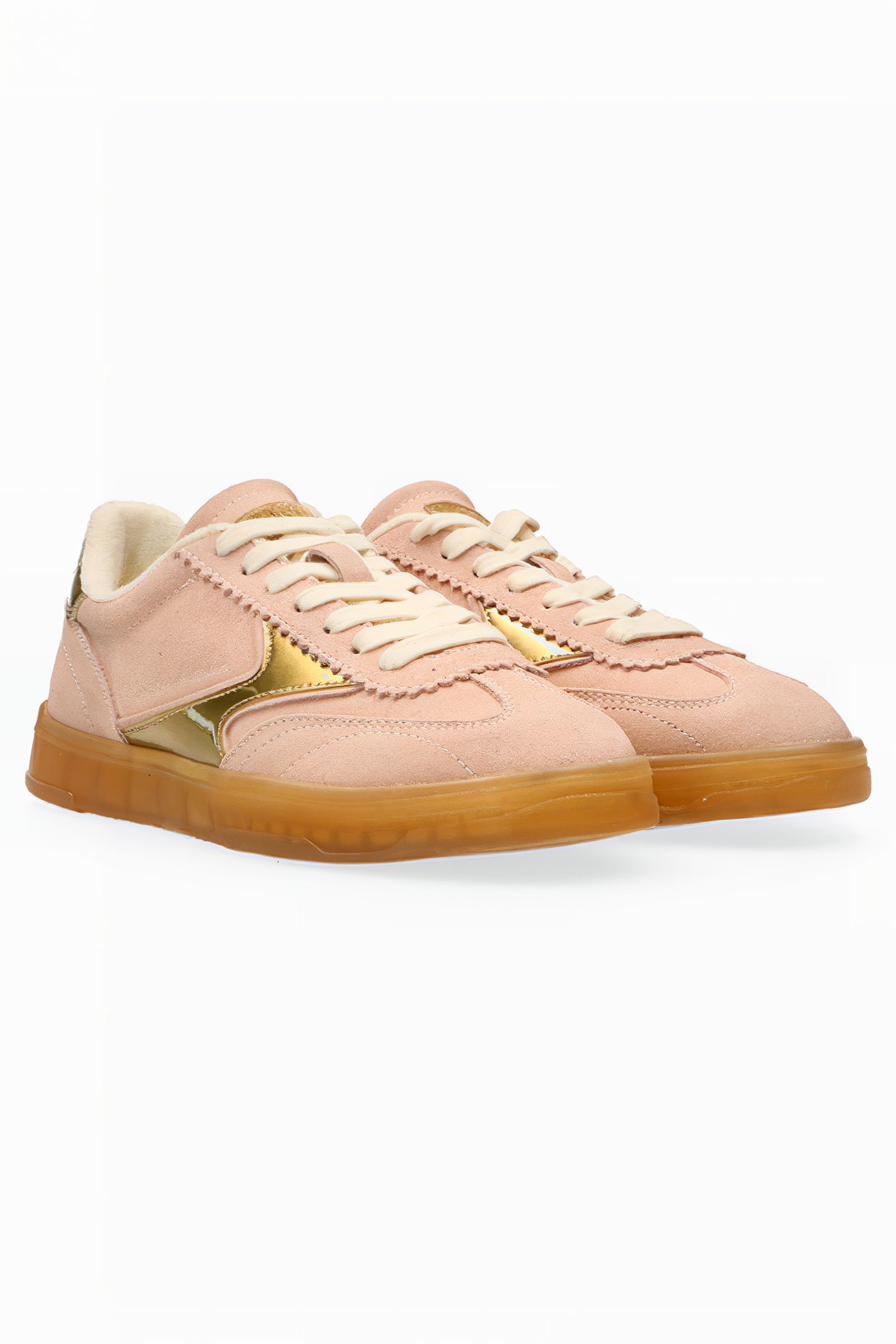 NIXIE SHIRTING PINK/GOLD 2